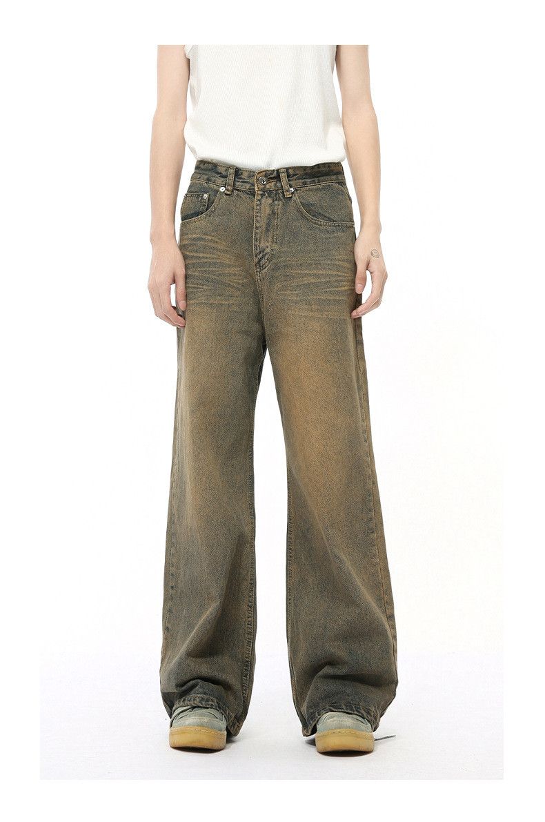 Japanese Brand × Jean Distressed Vintage Straight-Leg Loose Jeans Size US 32 / EU 48 - 1 Thumbnail
