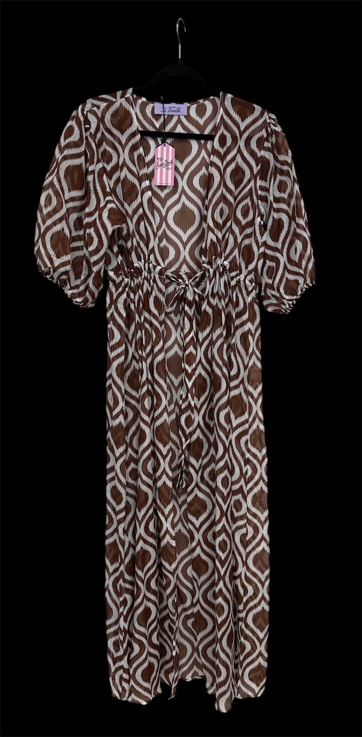 MC2 Saint Barth Cotton and silk long beach dress Size M / US 6-8 / IT 42-44 - 4 Thumbnail
