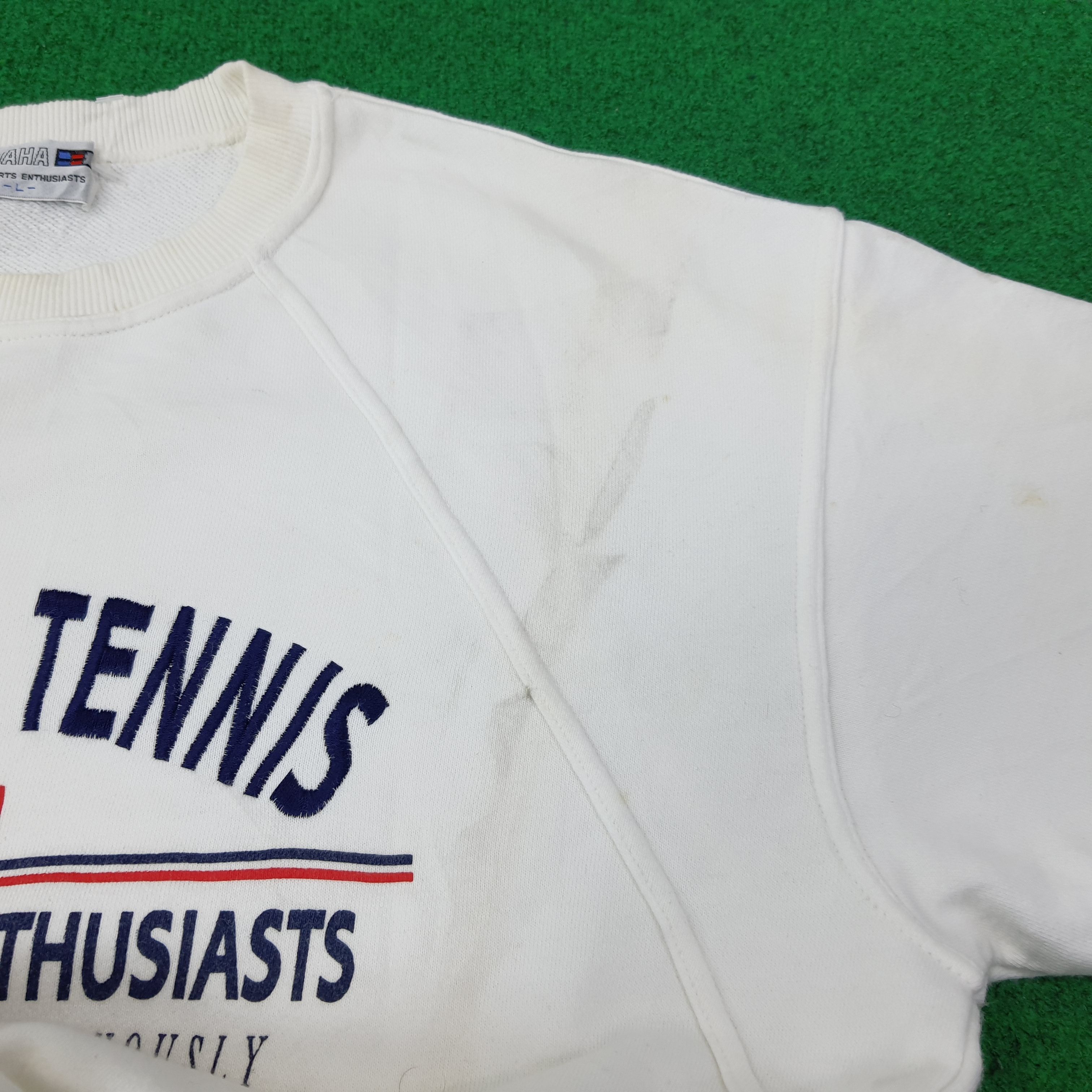 Yamaha Vintage YAMAHA Tennis Sportswear Japan Sweatshirt C226N7 Size US M / EU 48-50 / 2 - 10 Thumbnail