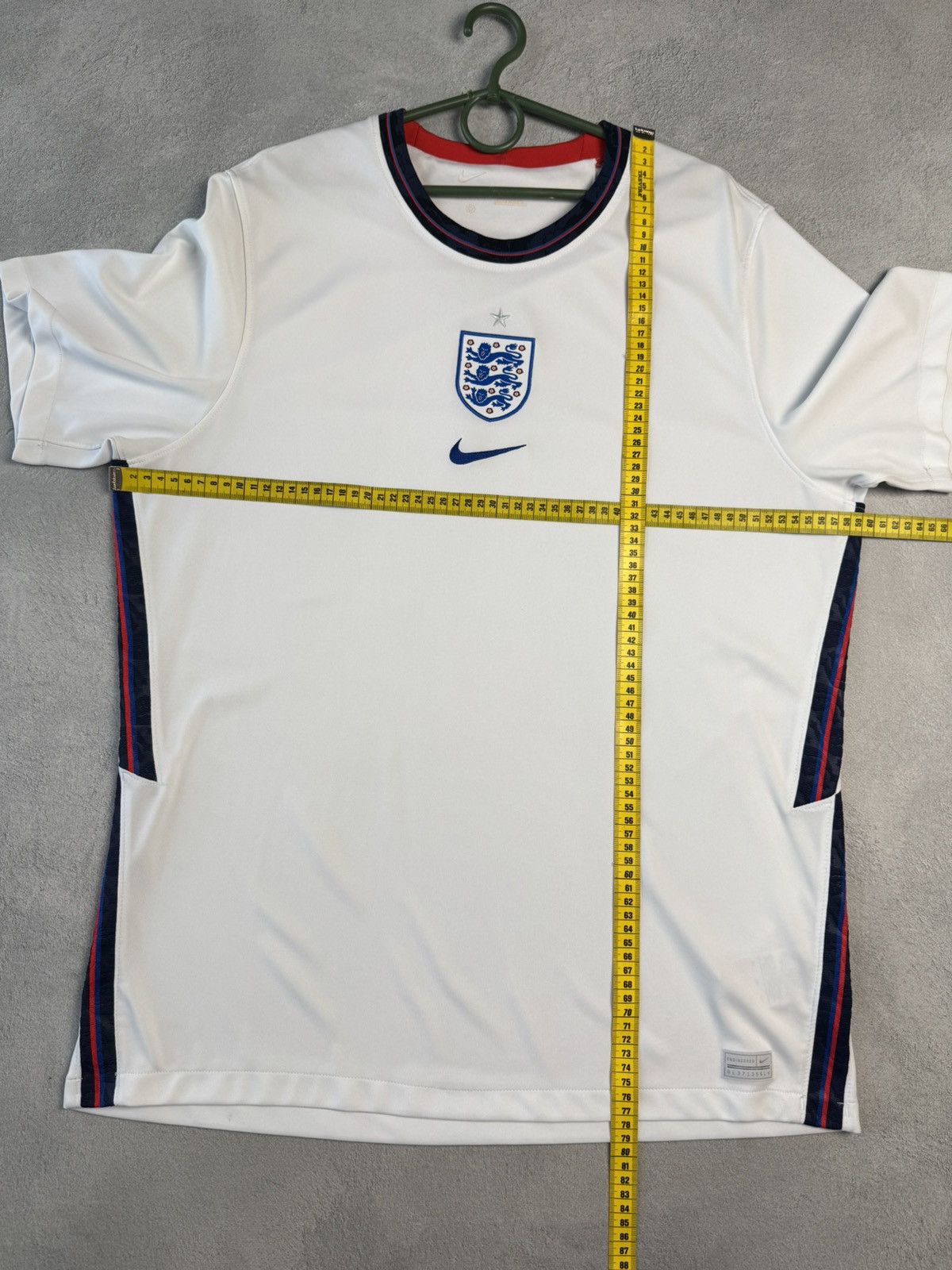 Nike England 2020 2021 Home Football Shirt Soccer Jersey Nike Size US XL / EU 56 / 4 - 12 Thumbnail