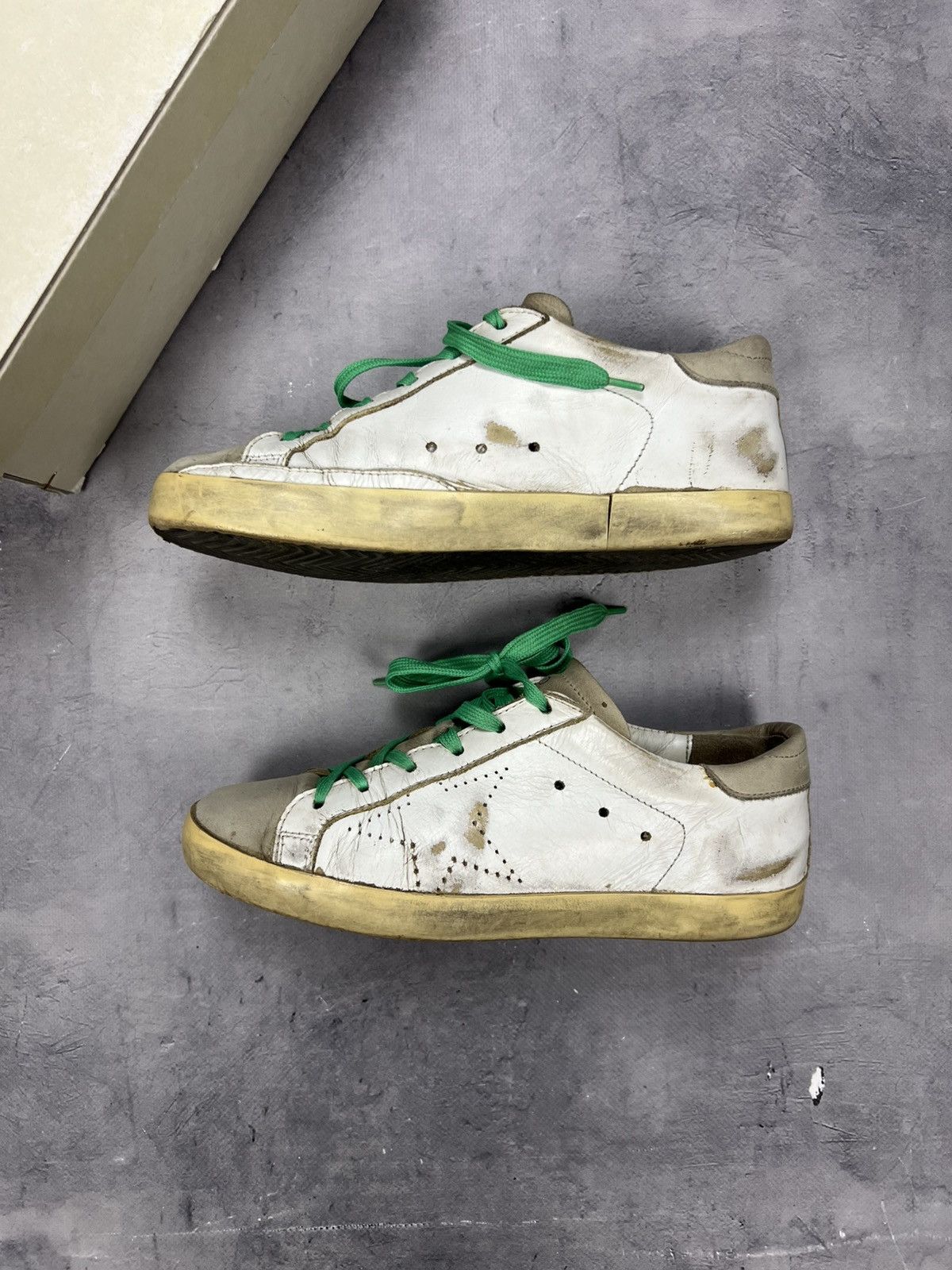 Golden Goose GOLDEN GOOSE GGDB SUPERSTAR White Leather sneakers sz37 Size US 7 / IT 37 - 8 Thumbnail