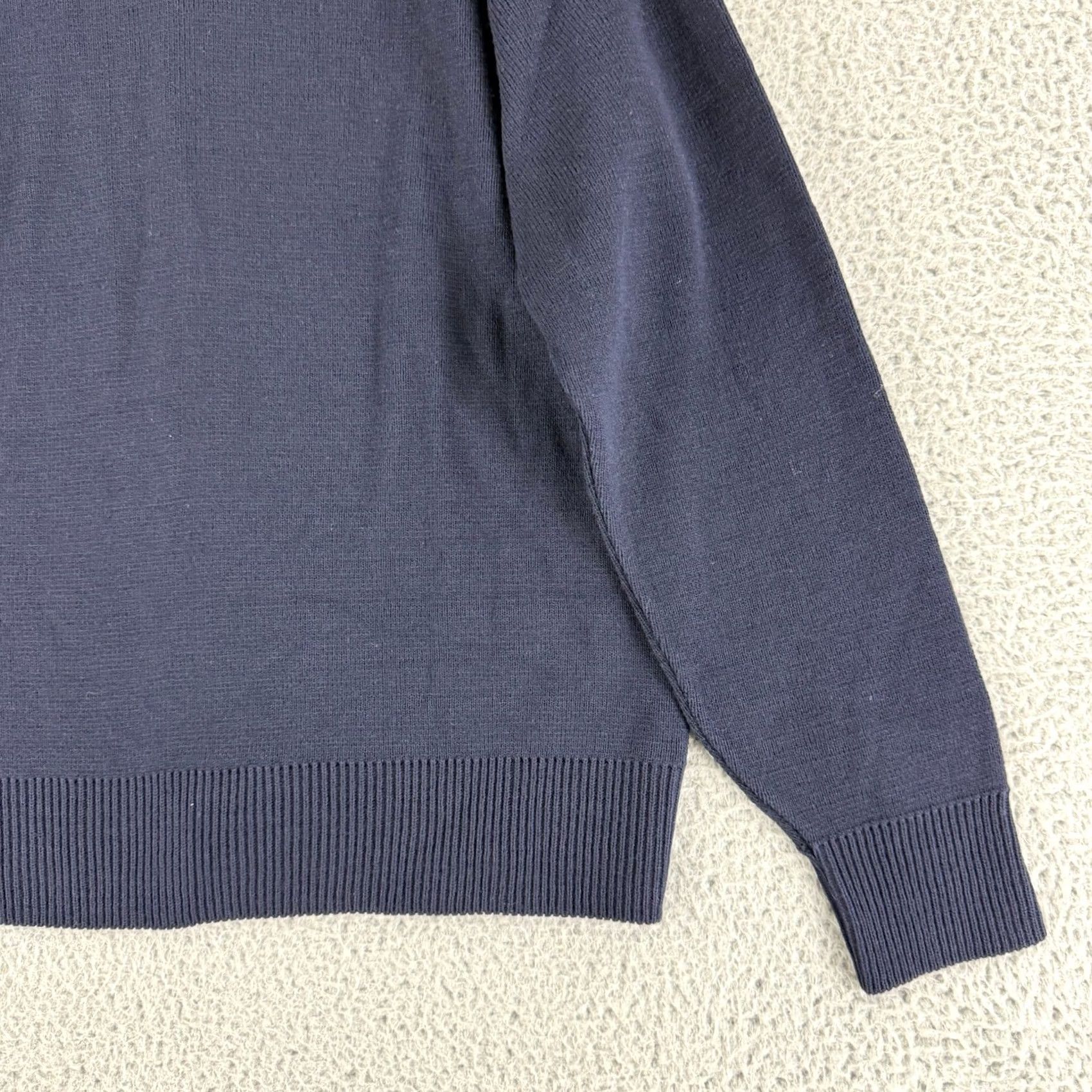 Vintage VINTAGE Broadway Supply Sweater Mens Small Navy Blue Crewneck Long Sleeve Made in USA Size US S / EU 44-46 / 1 - 3 Thumbnail
