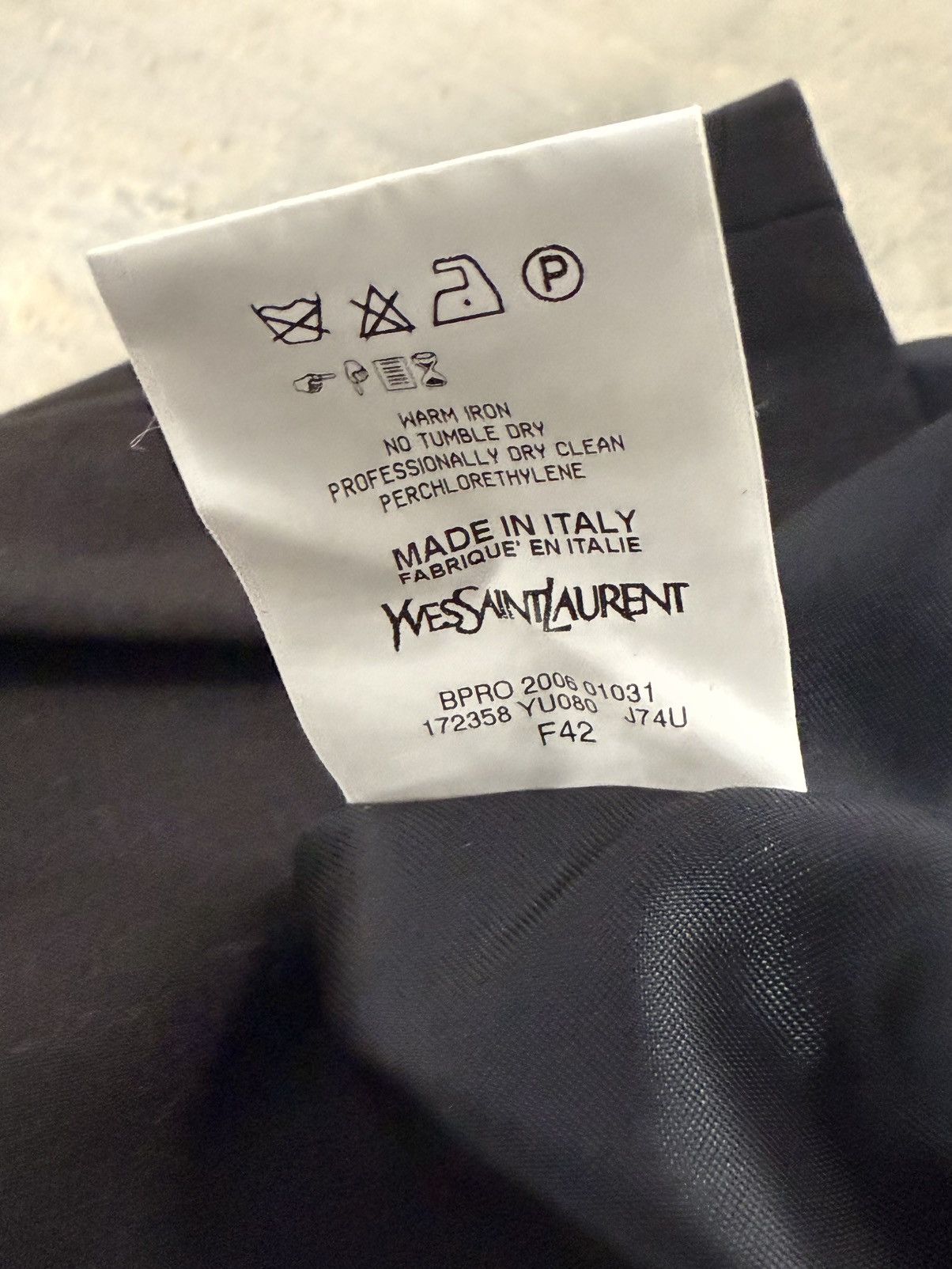 Yves Saint Laurent Yves Saint Laurent Rive Gauche Black Skirt Size M / US 6-8 / IT 42-44 - 3 Thumbnail