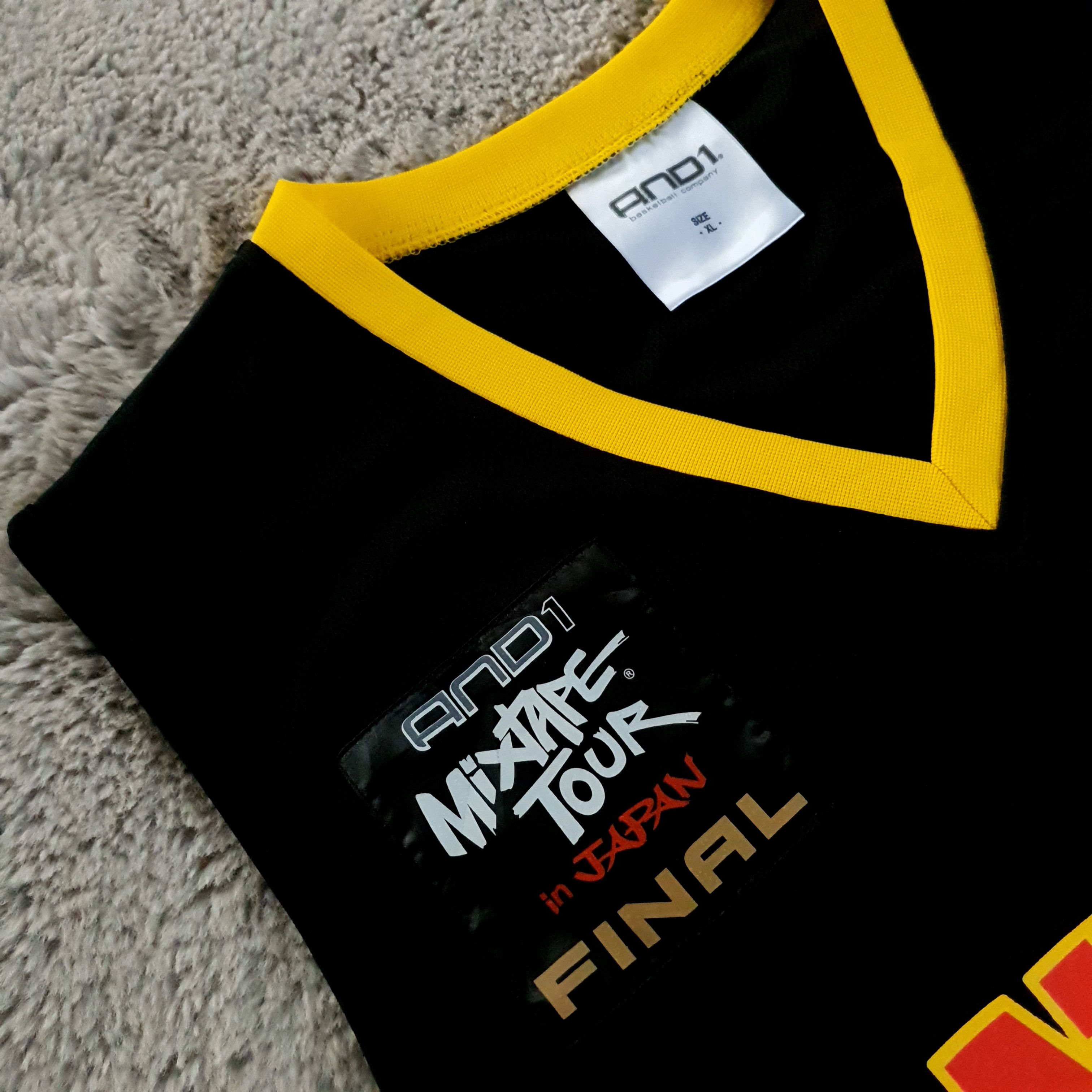 Vintage And1 Mixtape Tour In Japan Final 2009 "Air Up There" Jersey Size US XL / EU 56 / 4 - 2 Thumbnail