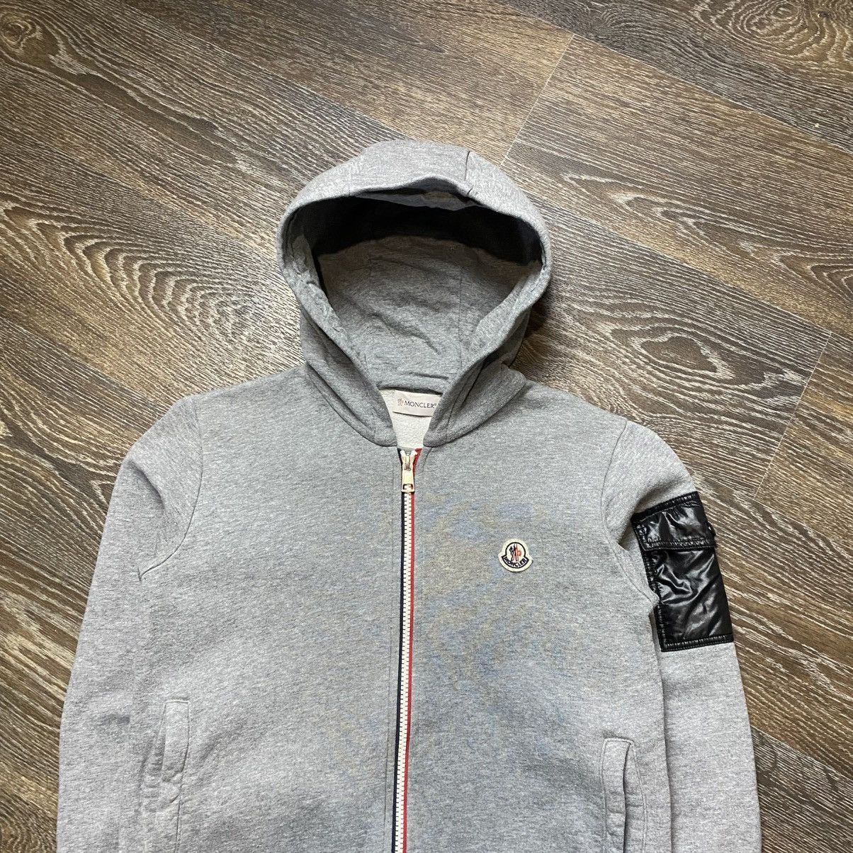 Moncler Moncler Nylon Pocket Zip Up Hoodie 12 anni 152 Size XS / US 0-2 / IT 36-38 - 2 Thumbnail