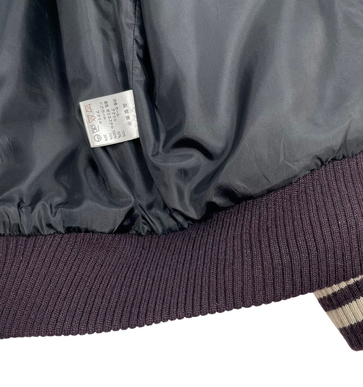 Number (N)ine 2000s Vintage Number Nine Wool Varsity x BRTH Breath Size US L / EU 52-54 / 3 - 12 Thumbnail