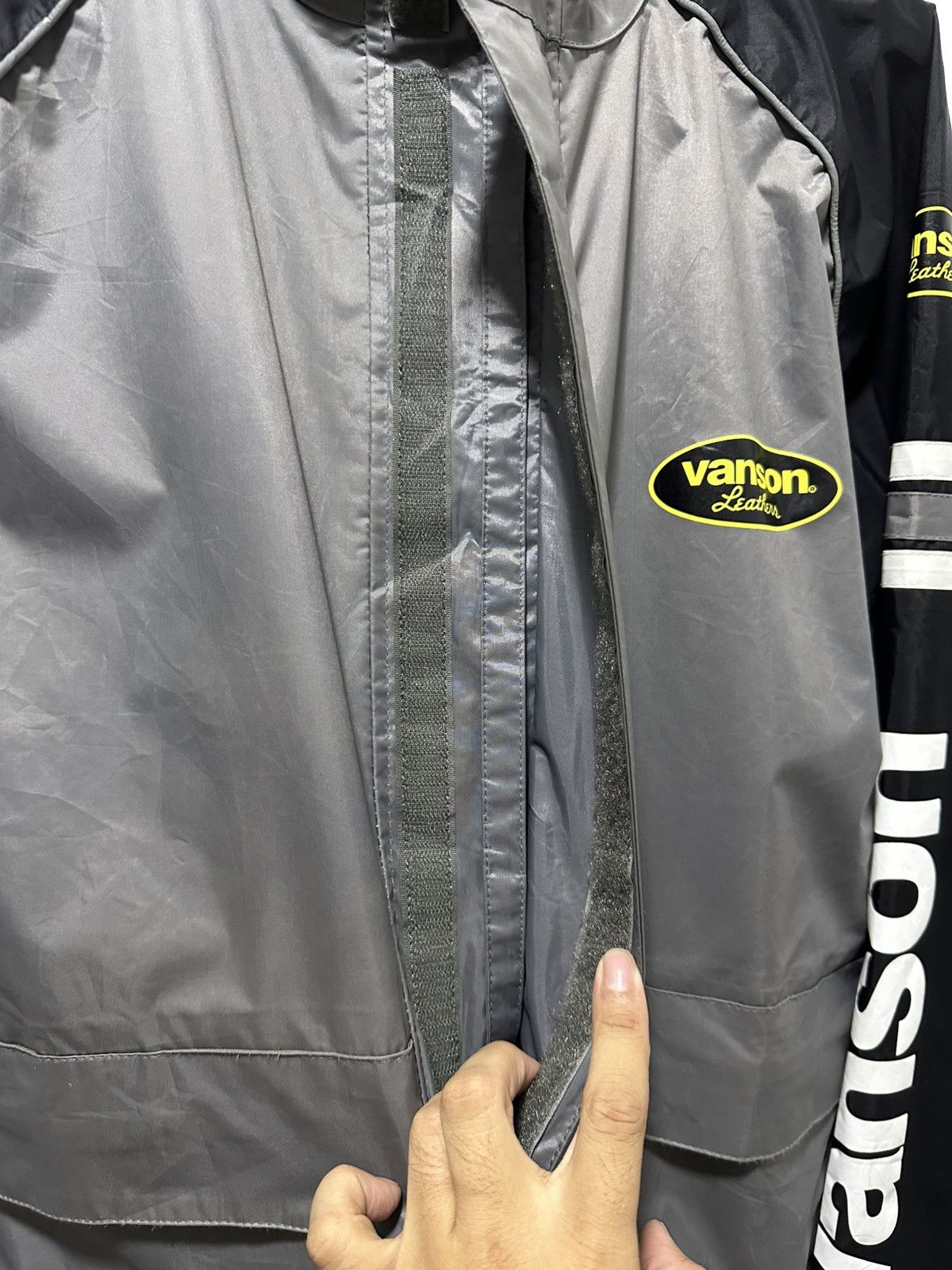 Vanson Leathers Vanson Leather Waterproff Rain Jacket Moto Racer 1 Star Size US L / EU 52-54 / 3 - 10 Thumbnail