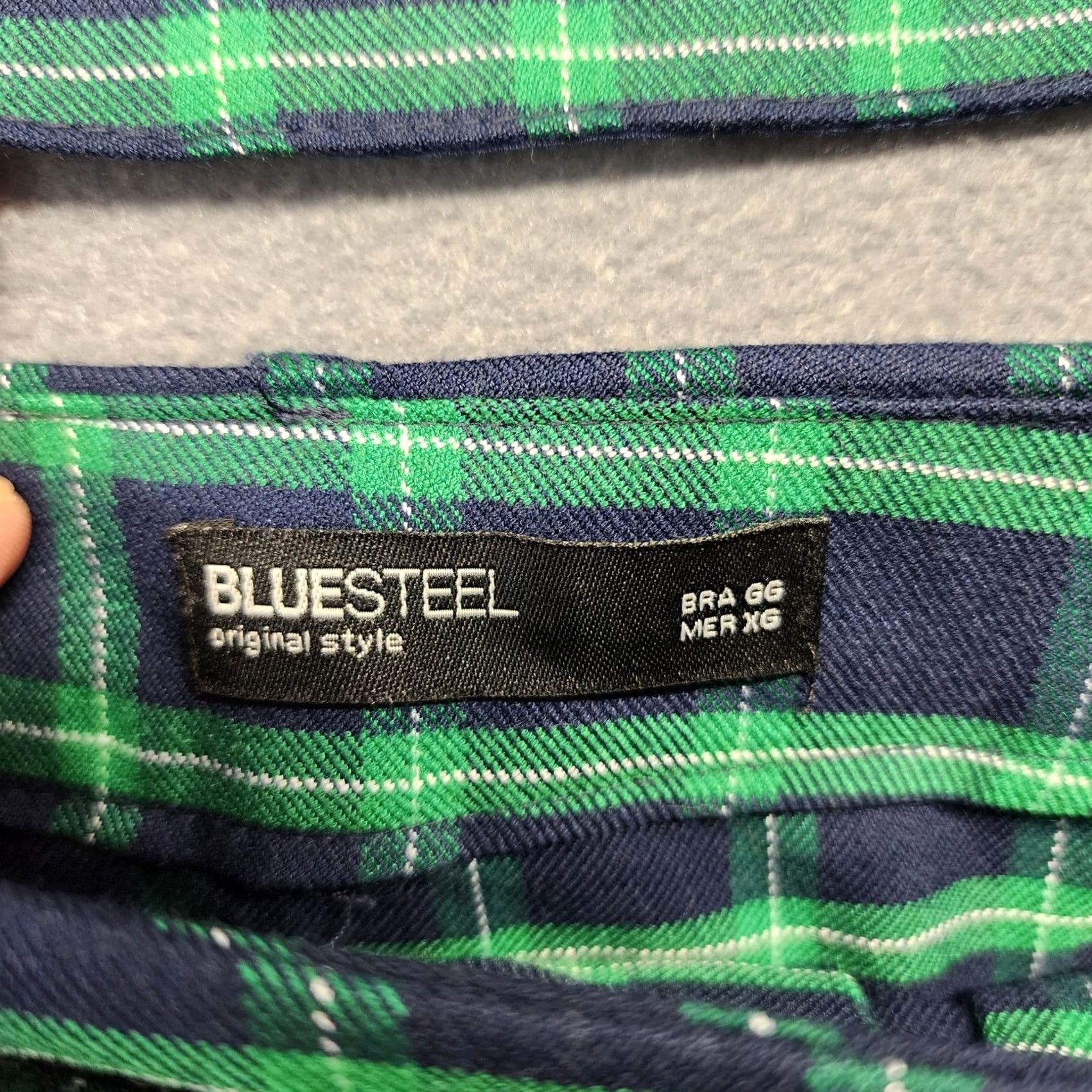 Vintage VINTAGE Bluesteel Women L Blackwatch Plaid Blue Green Skirt & Top Set Grunge Preppy Schoolgirl Mens? Size L / US 10 / IT 46 - 4 Thumbnail
