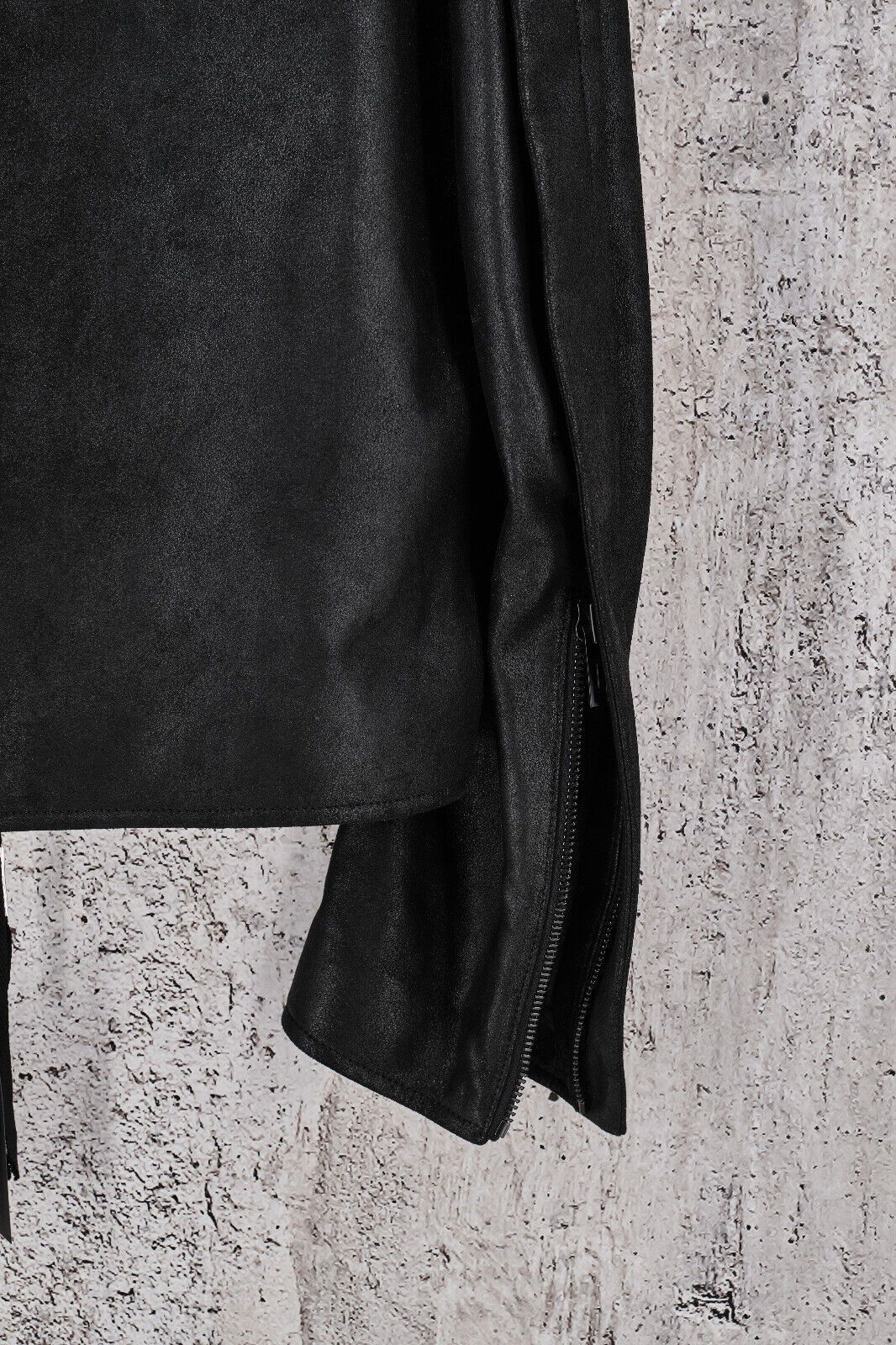 Ann Demeulemeester NWT ANN DEMEULEMEESTER BLACK LEATHER THEO BIKER JACKET, M Size US M / EU 48-50 / 2 - 7 Thumbnail