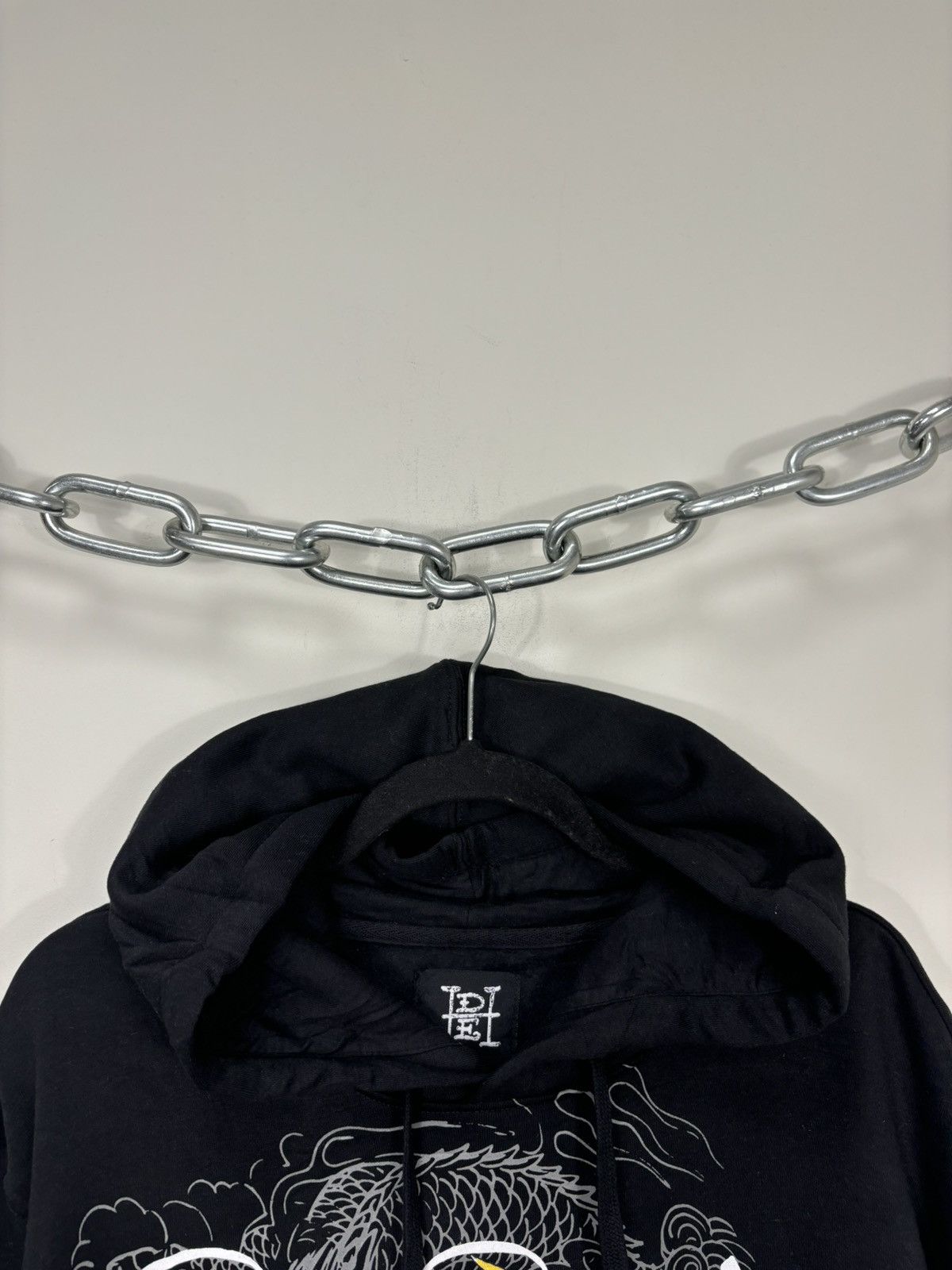 Ed Hardy Ed Hardy Chinese Dragon Tattoo Logo NEW Black Hype Hoodie Size US XL / EU 56 / 4 - 8 Thumbnail