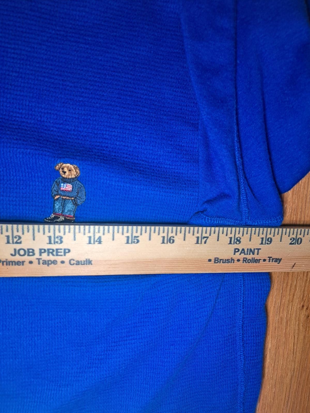 Polo Ralph Lauren Polo Ralph Lauren Sweater Mens Large Blue Cotton Bear Logo Size US L / EU 52-54 / 3 - 5 Thumbnail