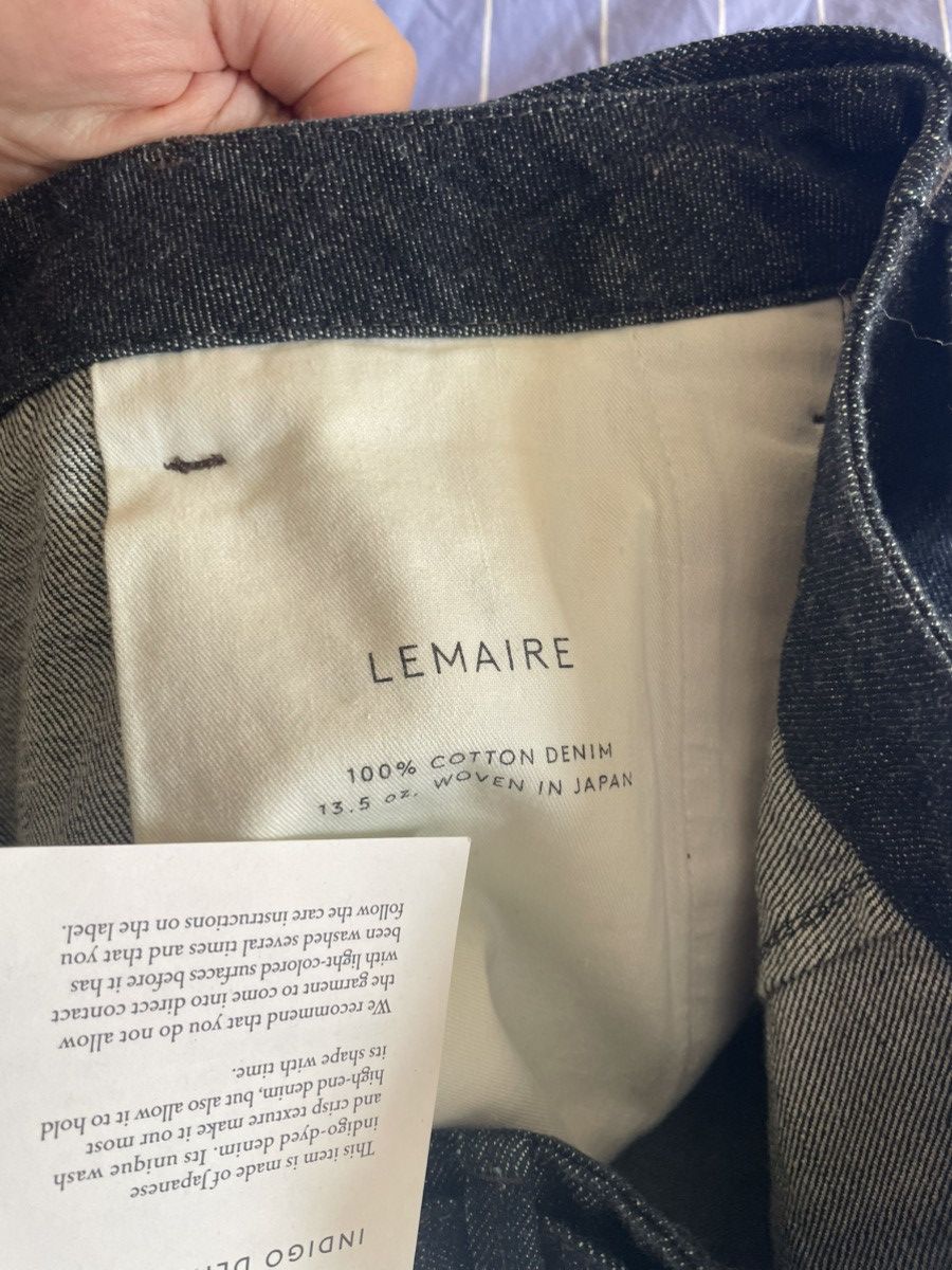 Lemaire LEMAIRE TWISTED BELTED PANTS JEANS XL INDIGO BNWT Size US 36 / EU 52 - 6 Thumbnail
