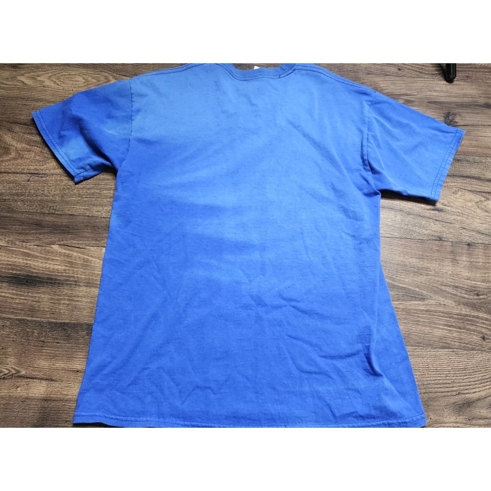 Jerzees VINTAGE 90s Jerzees Lumberjacks T Shirt Mens L Blue Graphic Tee Distressed 1990s Mens Size US L / EU 52-54 / 3 - 5 Thumbnail