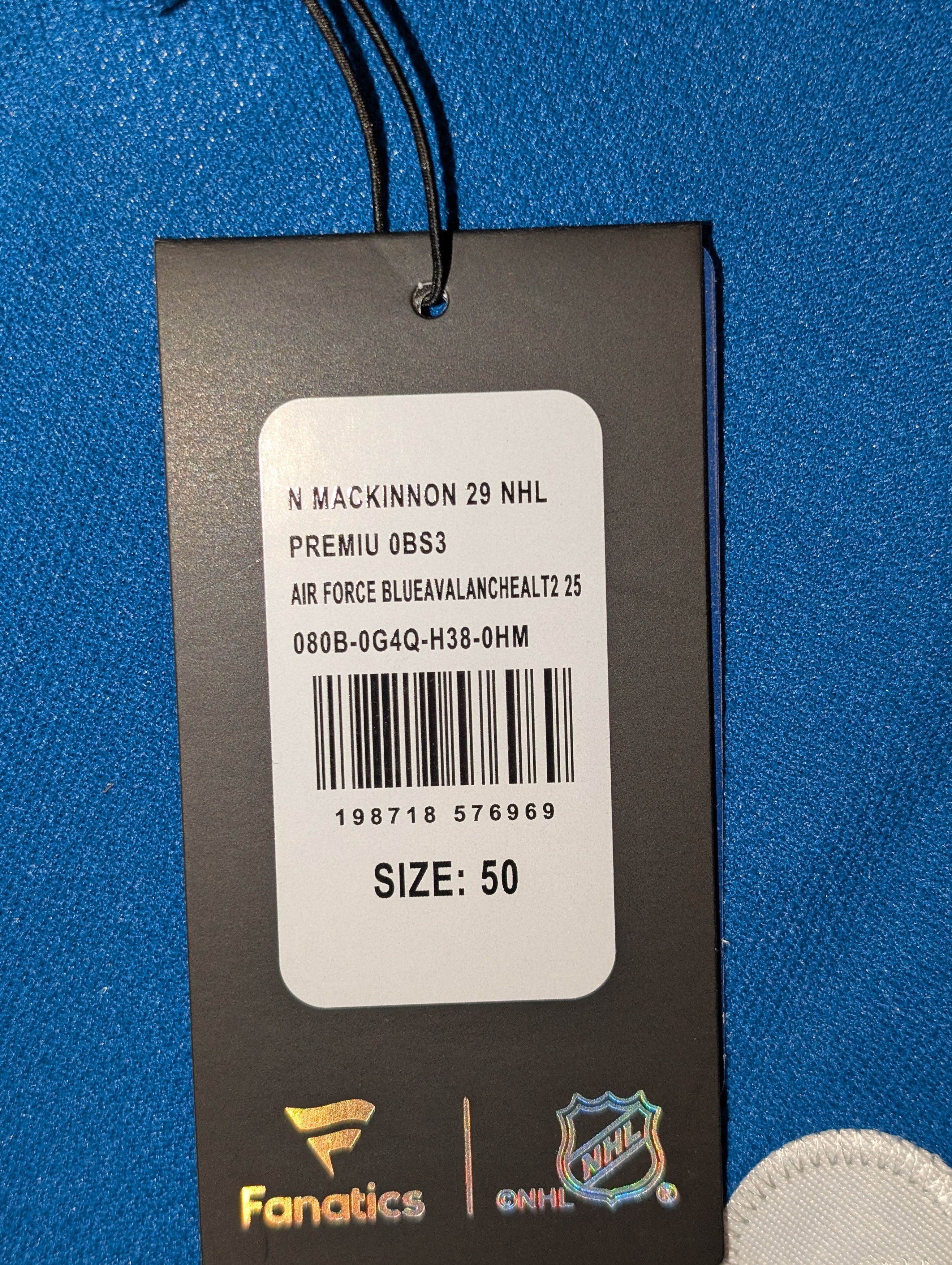 NHL Nathan MacKinnon Colorado Avalanche Nordiques jersey size 50 Size US M / EU 48-50 / 2 - 9 Thumbnail