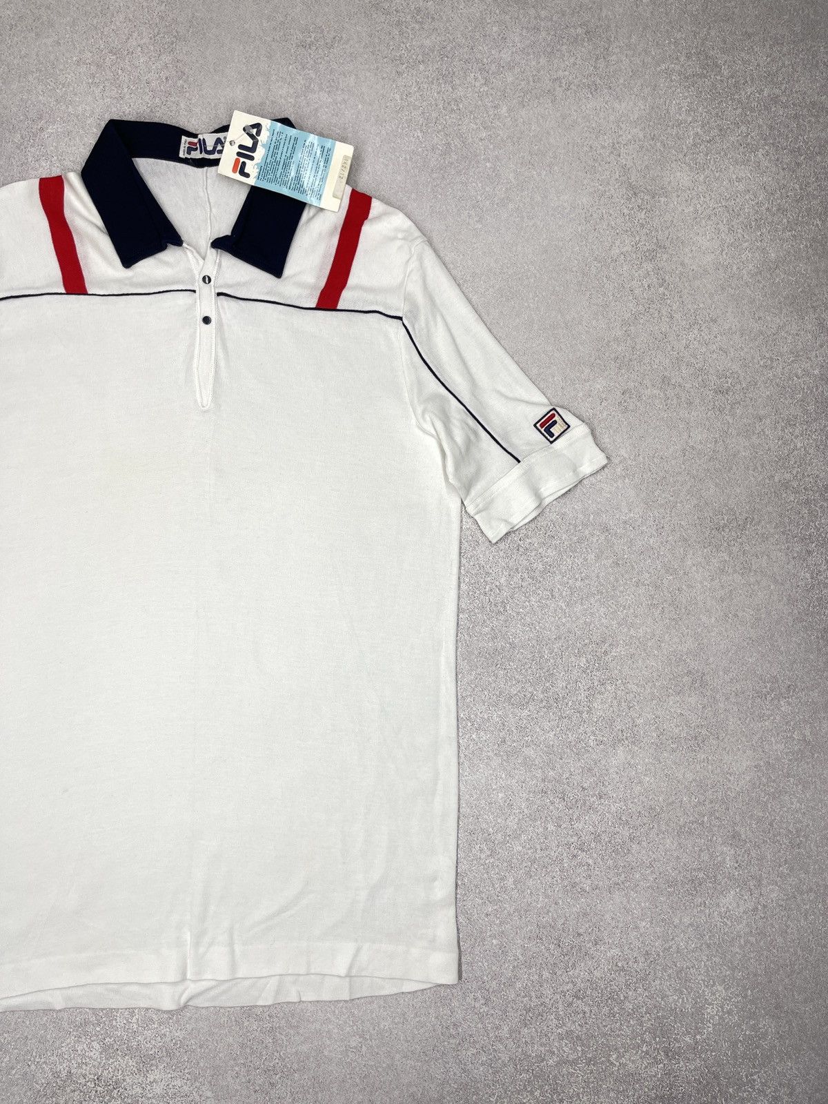 Bjorn Borg Rare Vintage 70s New Fila Bjorn Borg BJ Tennis Polo Italy Size US S / EU 44-46 / 1 - 3 Thumbnail