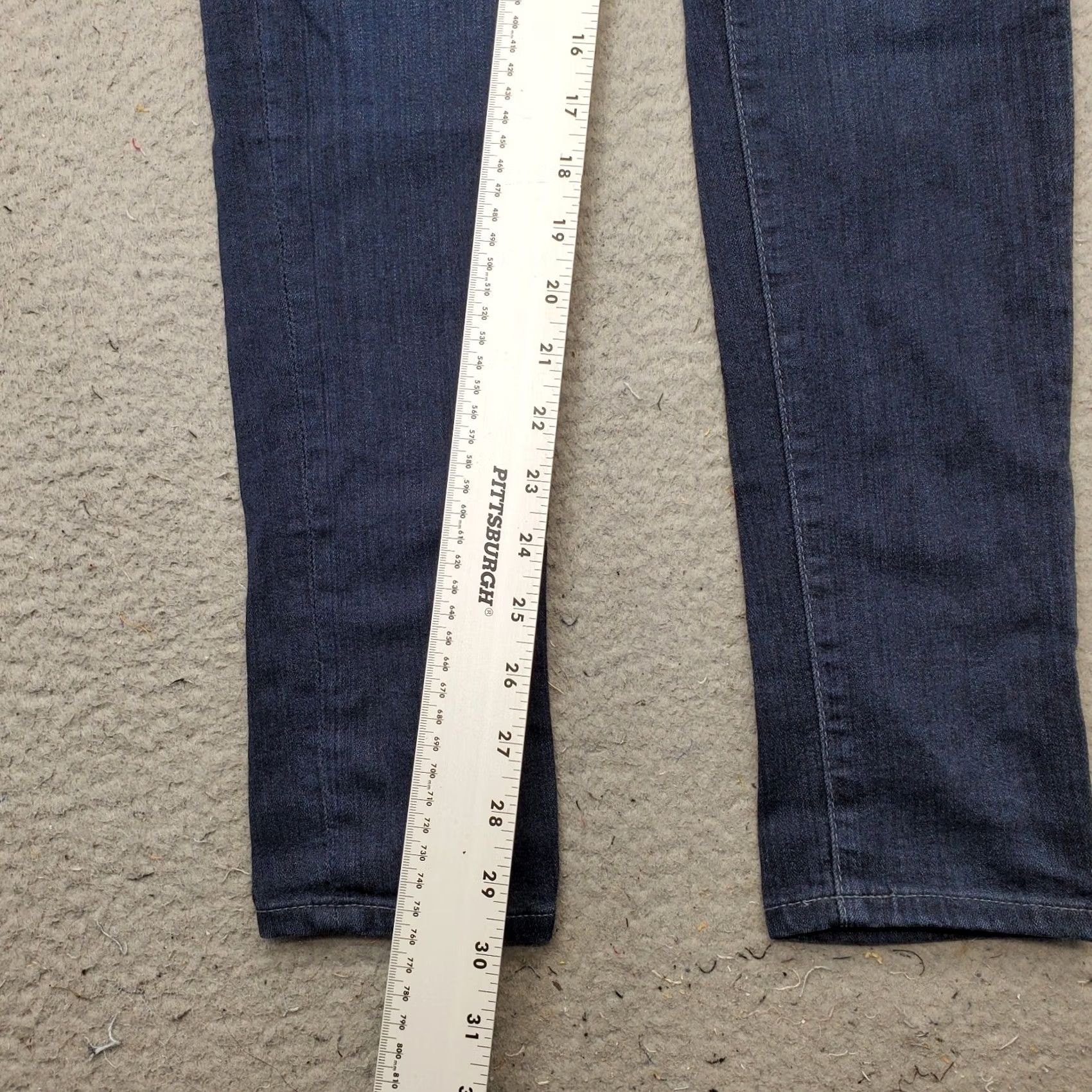 Denime AG Adriano Goldschmied Jeans Womens 27R Blue Denim Farrah Skinny High-Rise Jeans Size 27" / US 4 / IT 40 - 4 Thumbnail