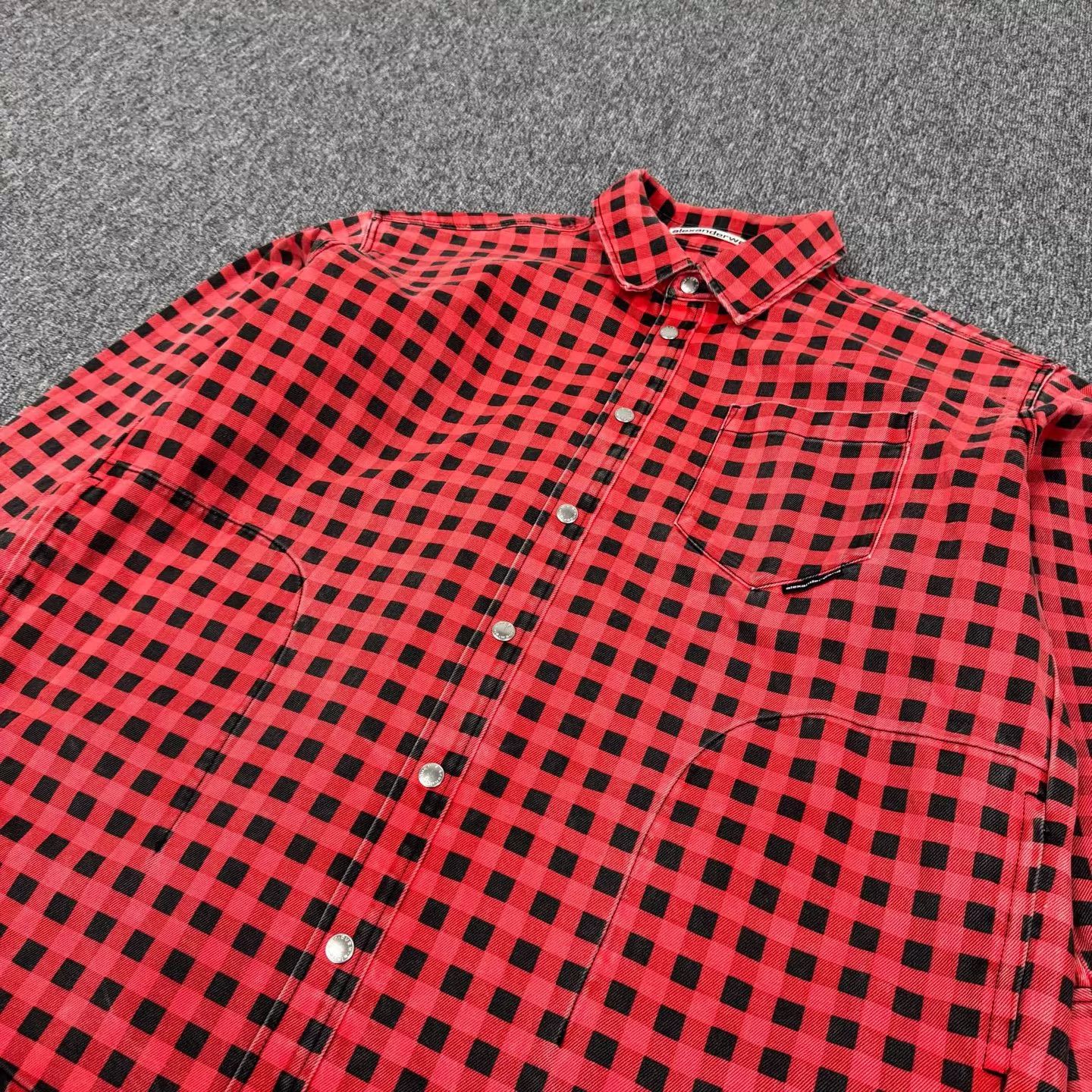 Alexander Wang Alexander Wang Check LS Shirt M 99 New Size US M / EU 48-50 / 2 - 4 Thumbnail