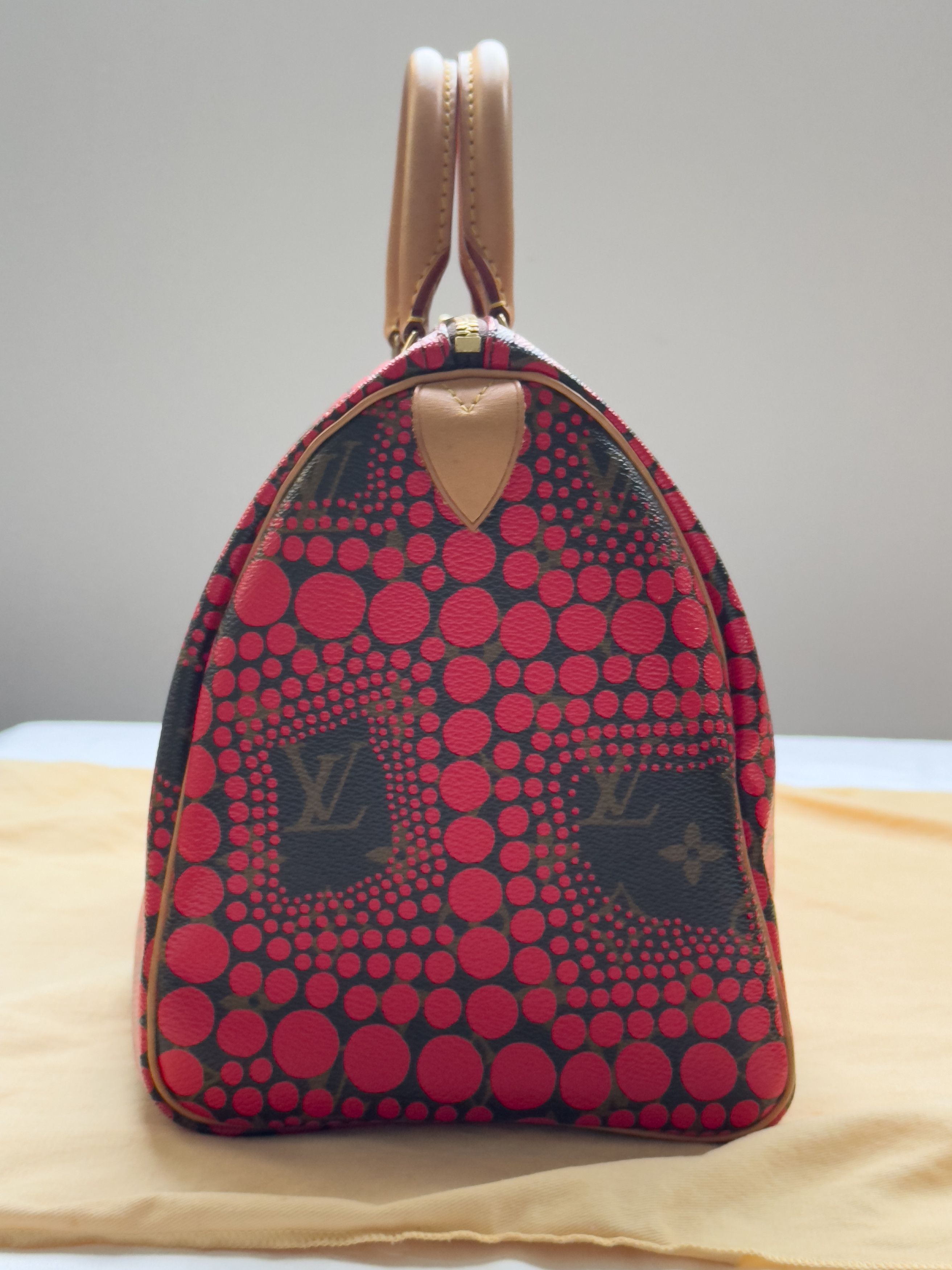 Louis Vuitton × Yayoi Kusama Louis Vuitton x Yayoi Kusama Red Infinity Dots Speedy30 Size ONE SIZE - 4 Thumbnail