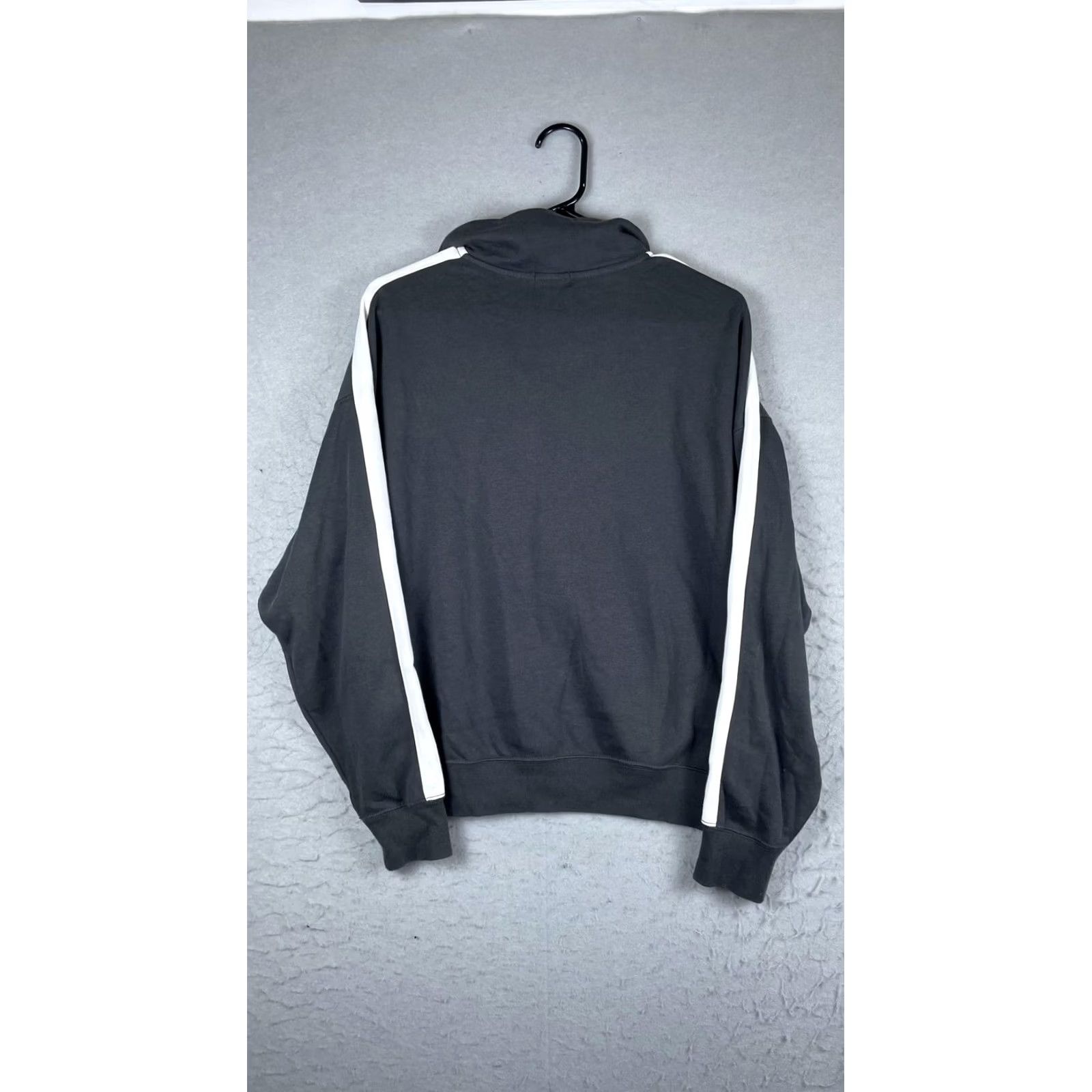 Polo Ralph Lauren Polo Ralph Lauren Mens Small Gray 1/4 Zip Mock Neck Stripe Pony Logo Sweatshirt Size US S / EU 44-46 / 1 - 7 Thumbnail