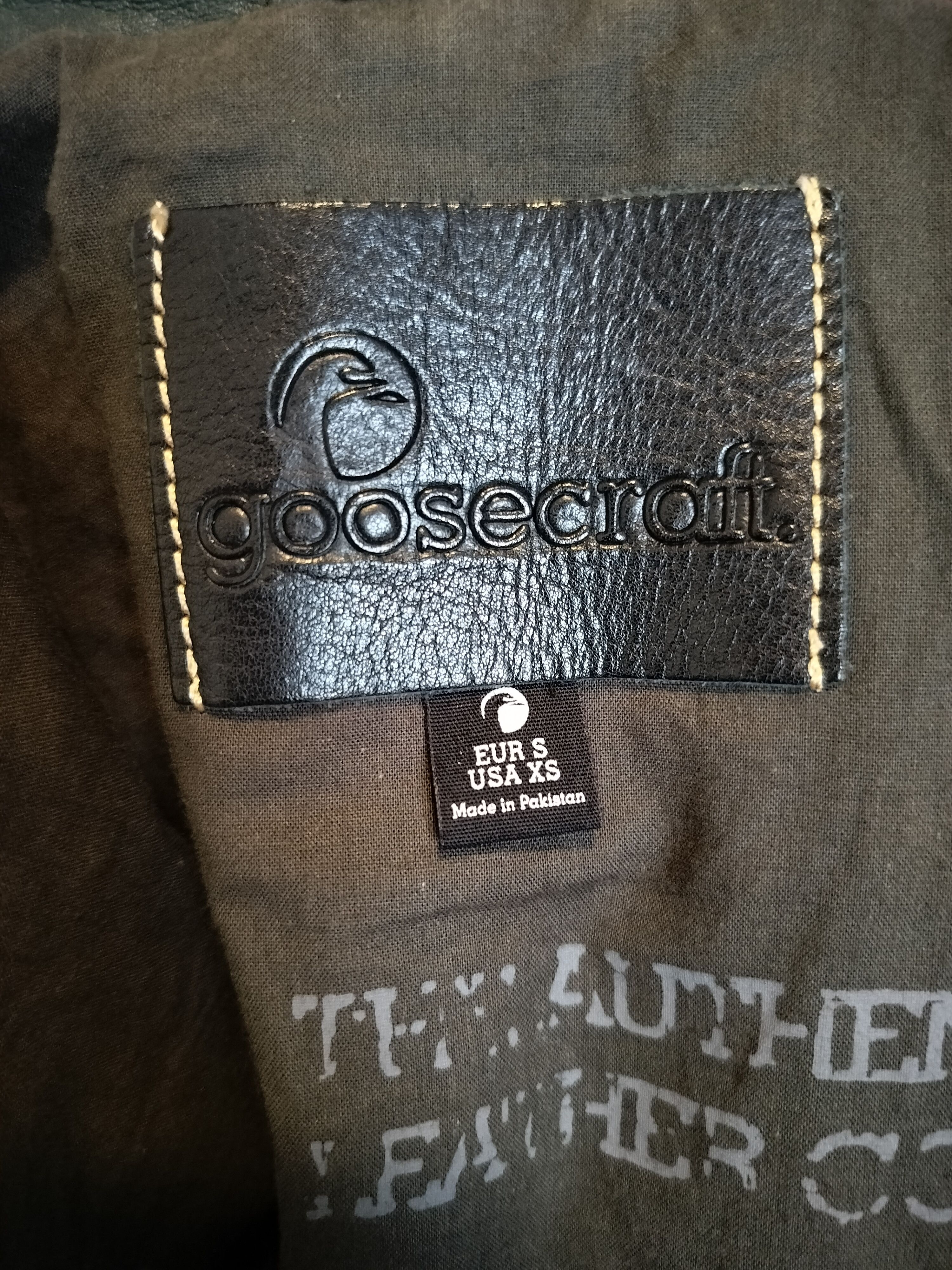 GOOSECRAFT Forest Green Goosecraft Sheep Leather Jacket, Size S Size S / US 4 / IT 40 - 2 Thumbnail