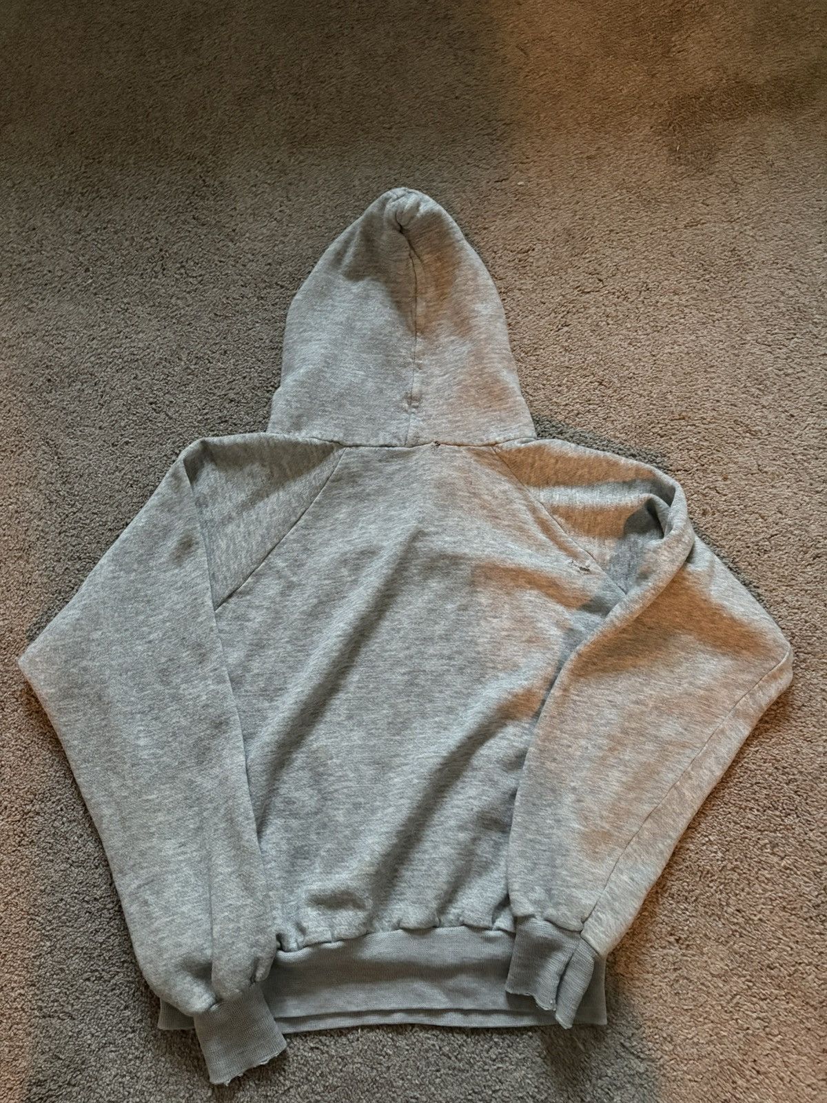 Other True Vintage 80’s light grey blank hoodie Size US XS / EU 42 / 0 - 6 Thumbnail