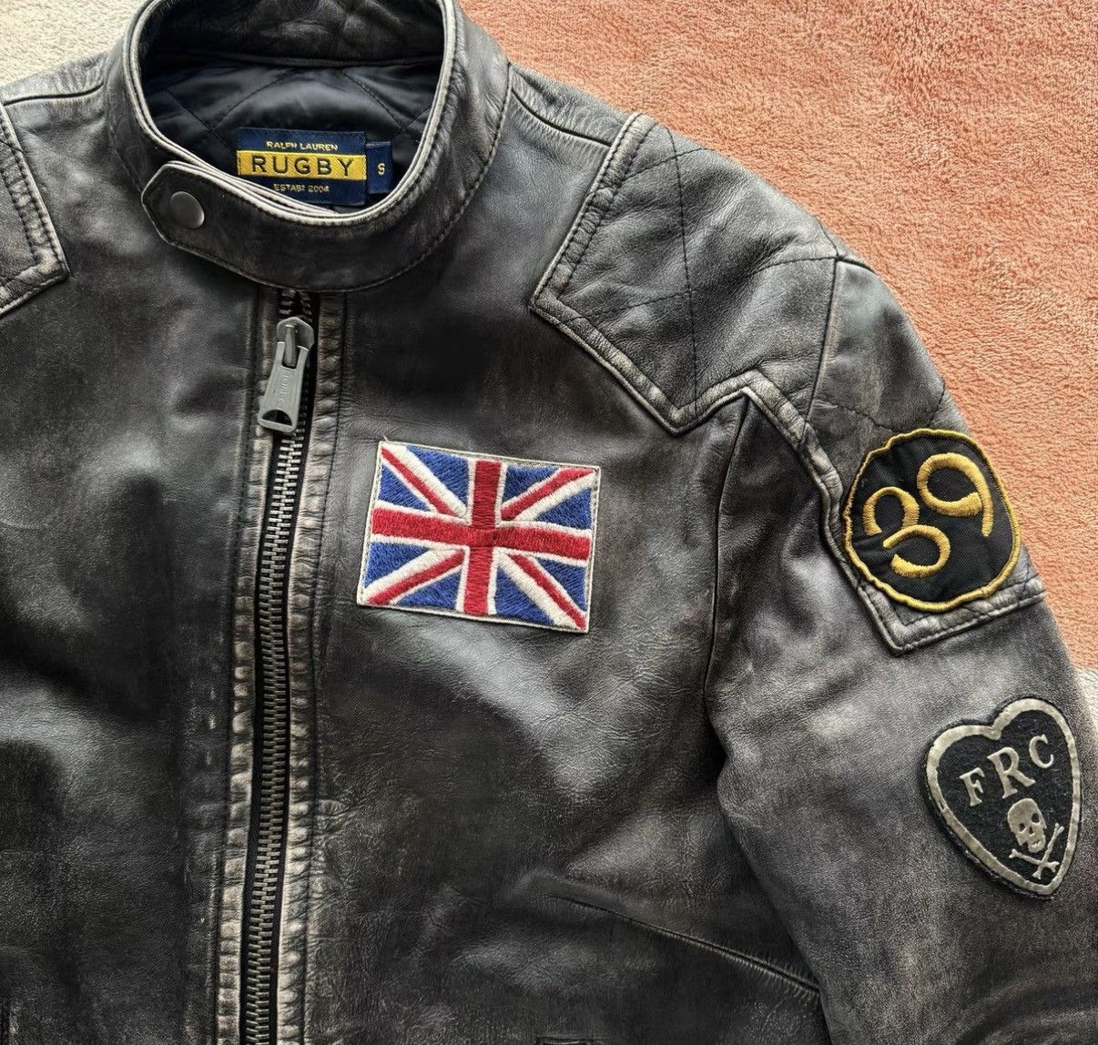 Polo Ralph Lauren RL Rugby Ralph Lauren Polo Motorcycle Leather Jacket K22 Size US S / EU 44-46 / 1 - 4 Thumbnail