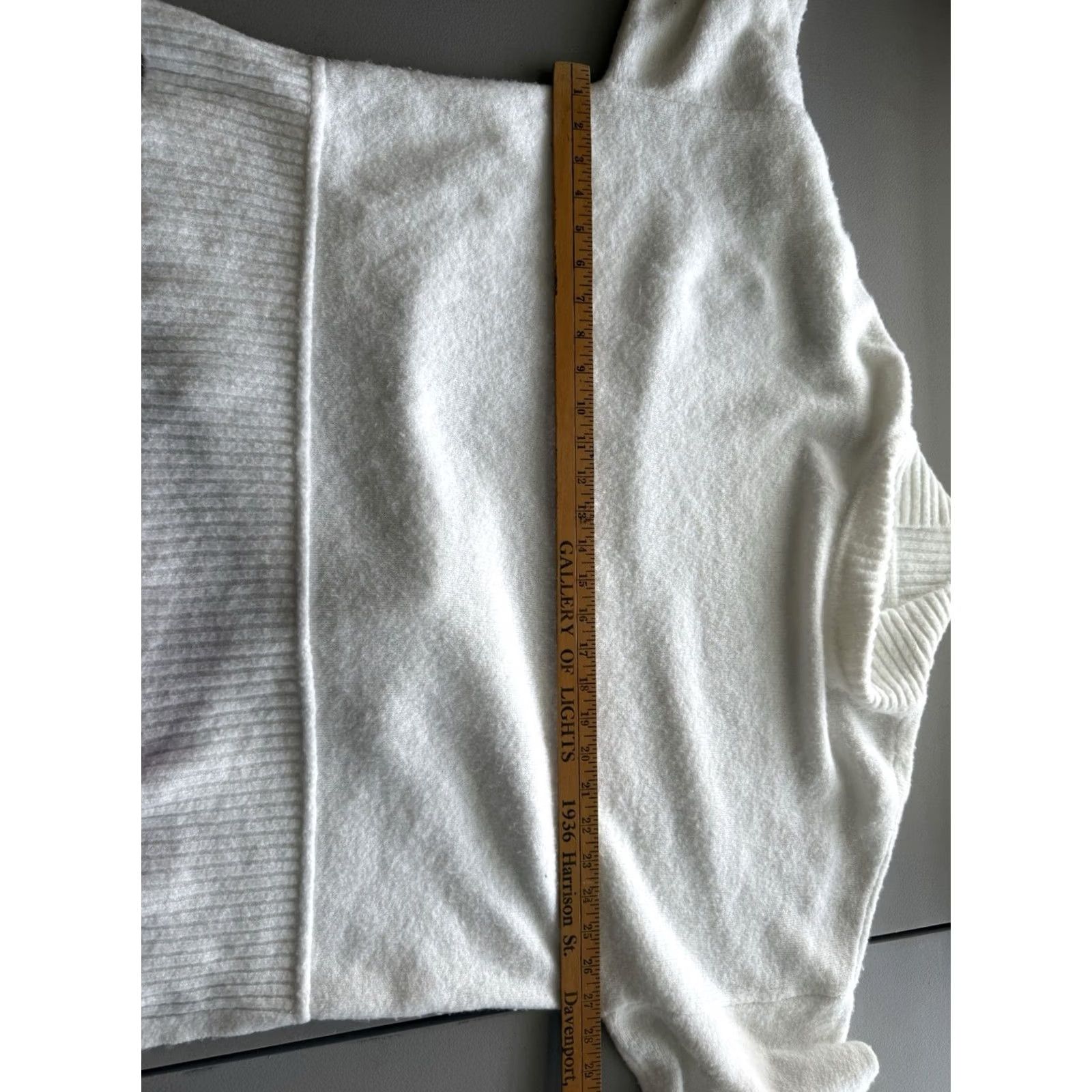 Nine West Nine West Wool Knit Mock Neck Sweater XXL Womens White Casual Pullover Winter Fall 2XL Regular Mens Womens Size XXL / US 16-18 / IT 52-54 - 3 Thumbnail