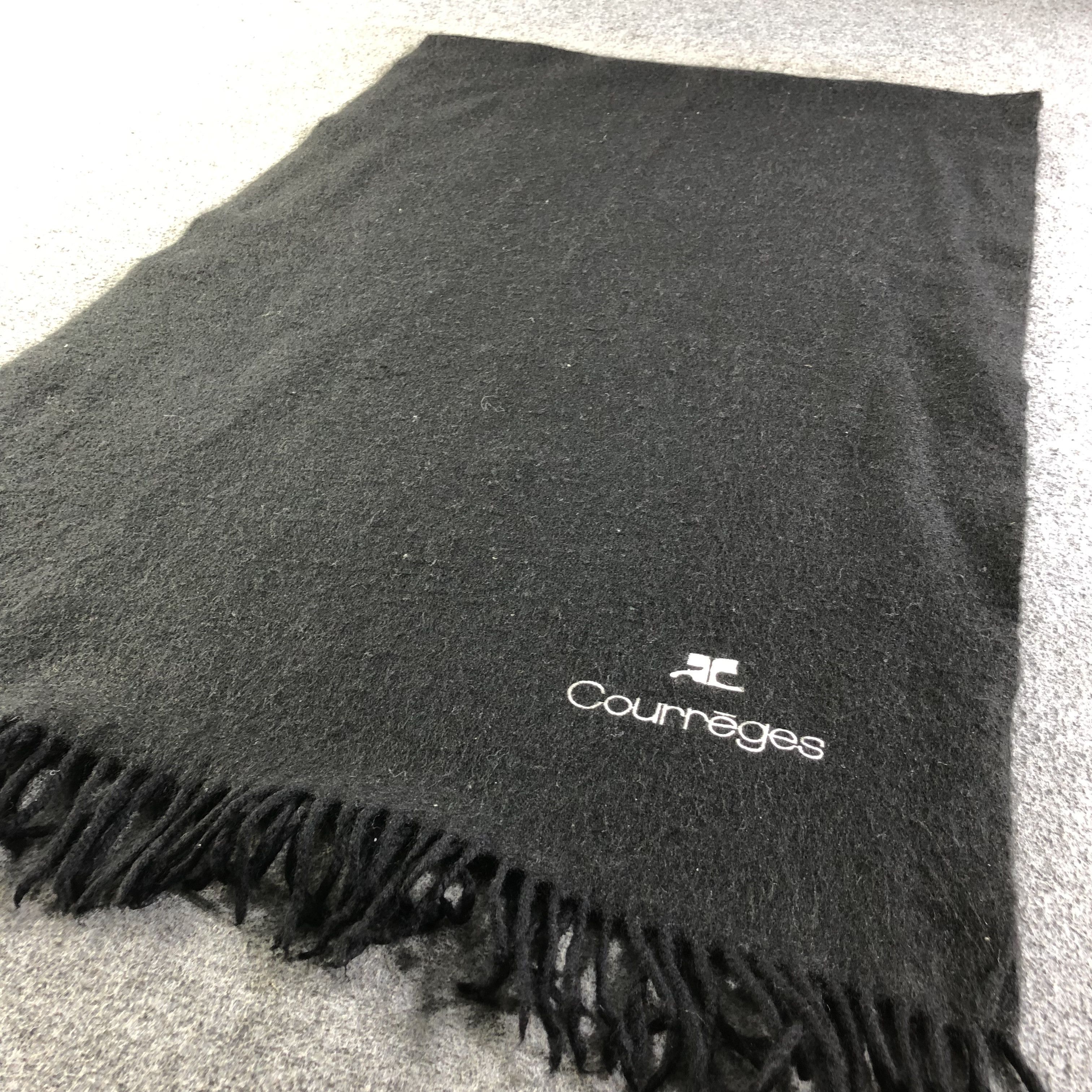 Courreges Courreges Wool Scarf Muffler V2049 Size ONE SIZE - 2 Thumbnail