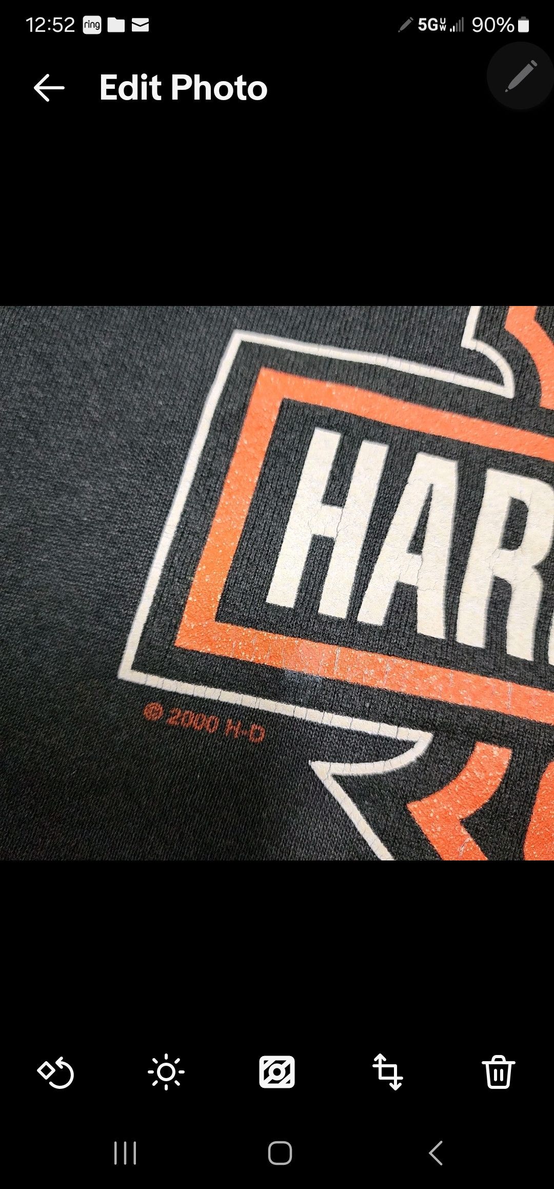 Harley Davidson Vtg Harley Davidson Redline Crewneck Pullover Sweater Large Size US XL / EU 56 / 4 - 5 Thumbnail