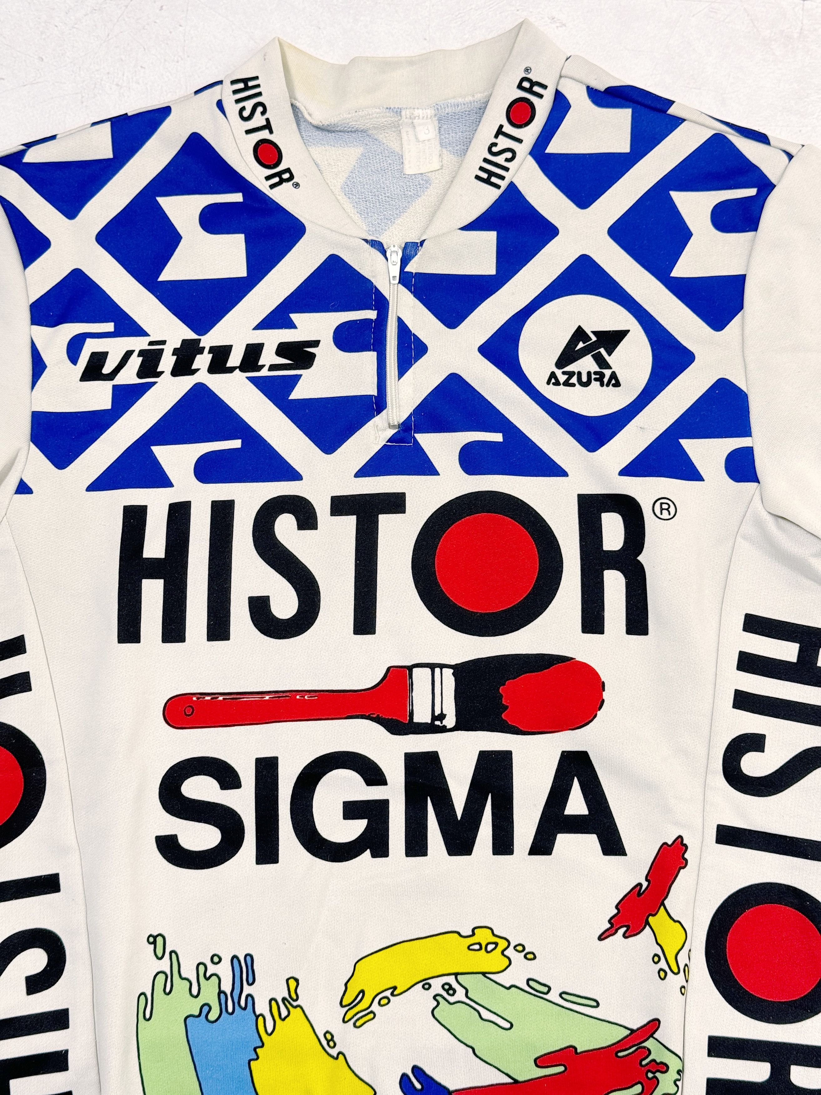 Vintage 1990 Histor Sigma KB Ford Cycling Jersey Size US M / EU 48-50 / 2 - 5 Thumbnail