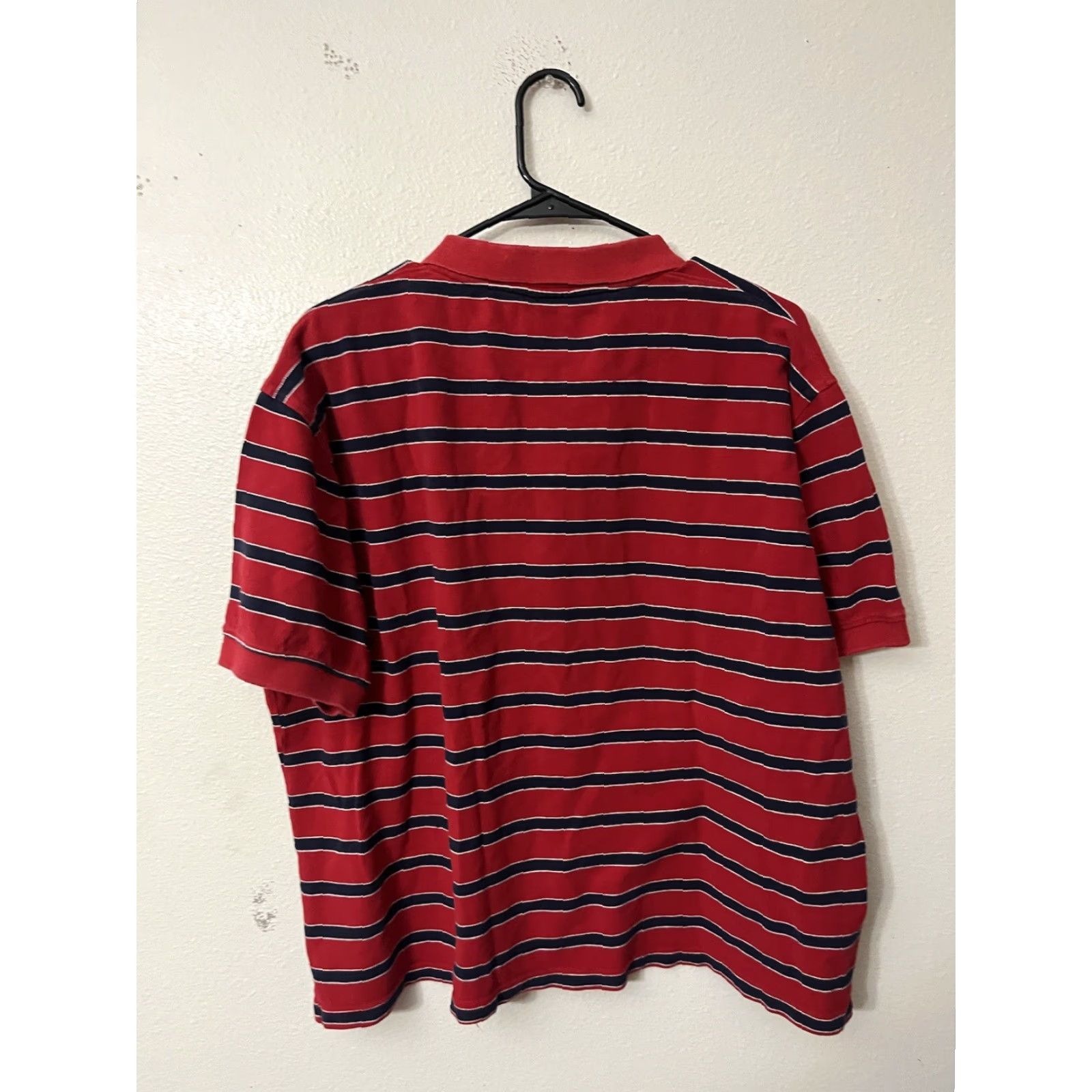 Beverly Hills Polo Club Beverly Hills Polo Club Polo Shirt Mens 2XL Red Striped Short Sleeve Shirt Size US XXL / EU 58 / 5 - 3 Thumbnail