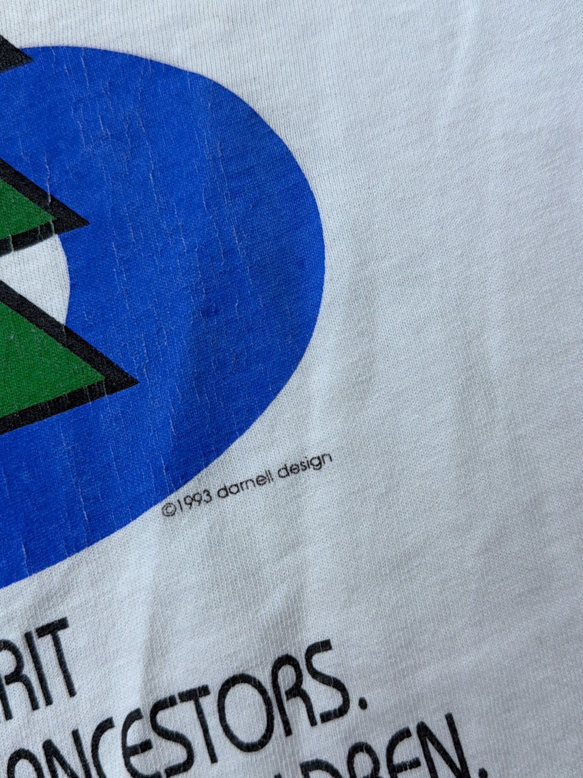 Vintage Vintage 90s oregon 1993 darnell design t shirt Size US L / EU 52-54 / 3 - 3 Thumbnail