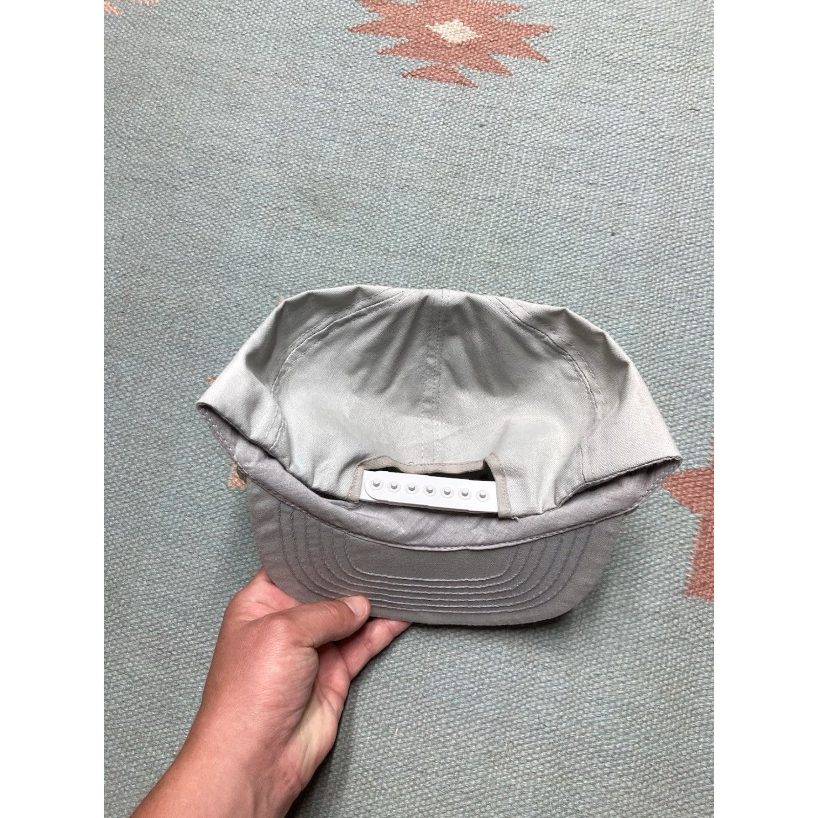 Vintage VINTAGE 80s 90s SnapBack hat cap sealed power car mechanic automobile USA made Mens Adjustable Gray Snapback USA Size ONE SIZE - 4 Thumbnail