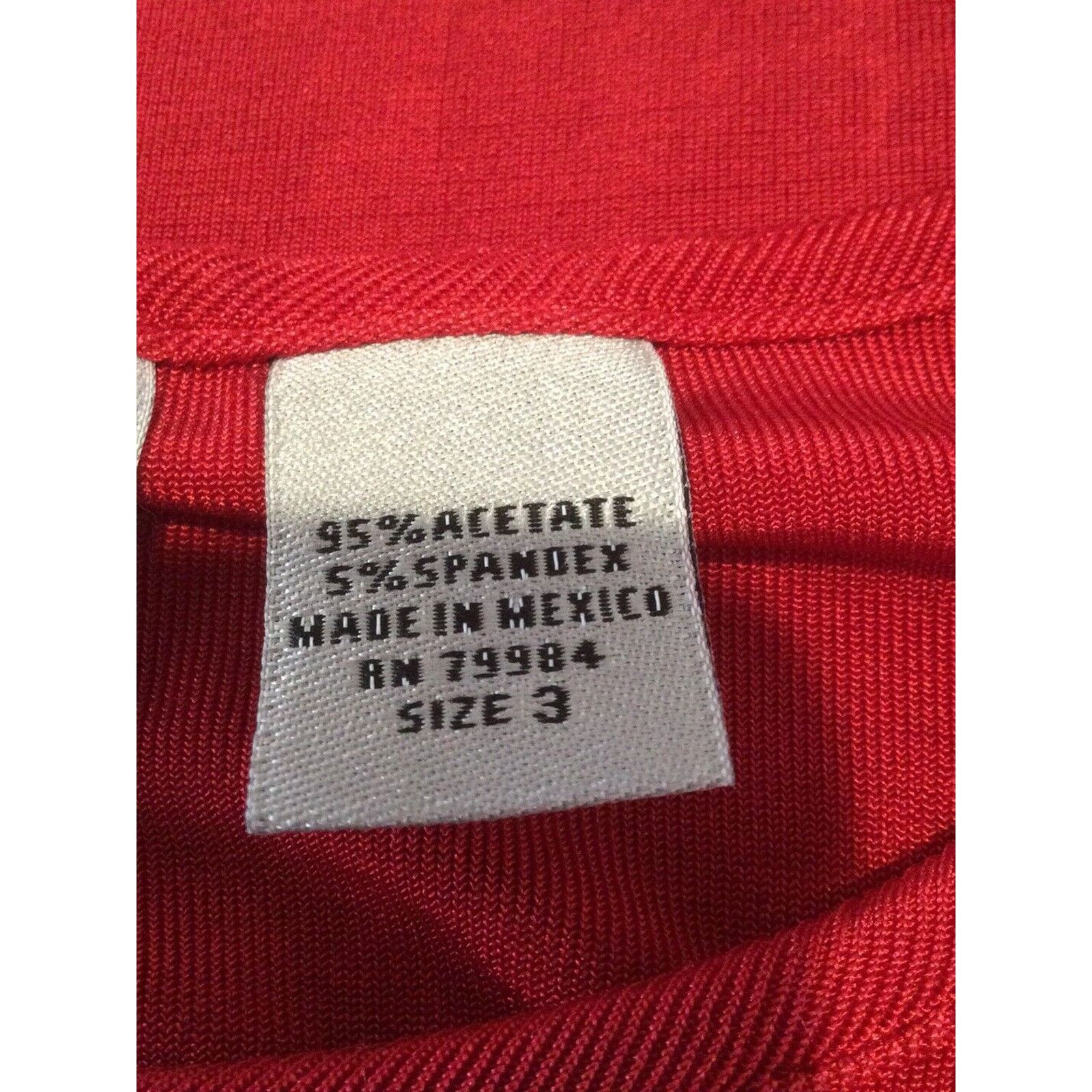 Chicos Chico's Travelers Long Sleeve Red Pullover Top Size 3/XL/16 Size XL / US 12-14 / IT 48-50 - 10 Thumbnail