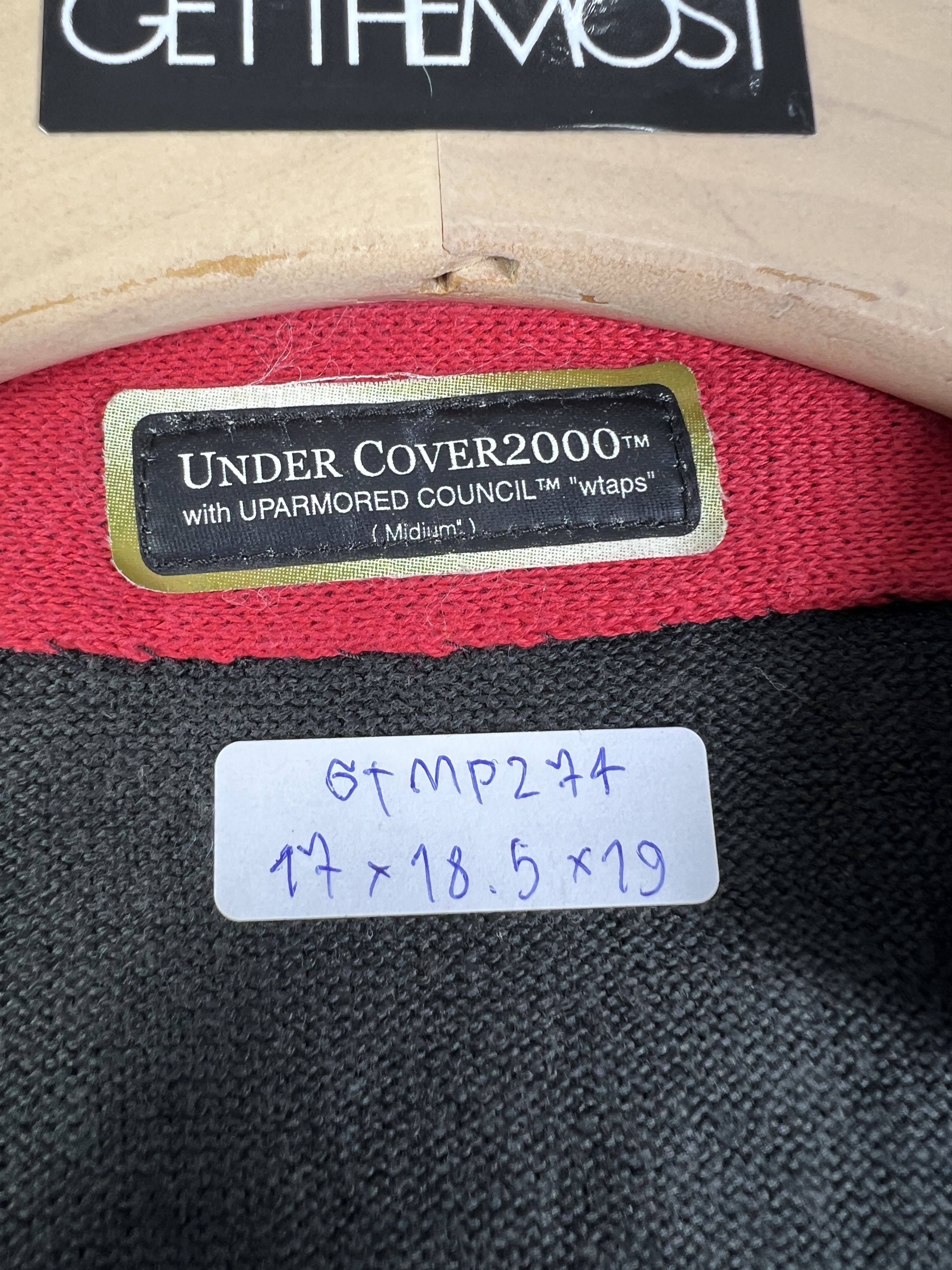 Undercover × Wtaps Under Cover2000 x WTAPS Knit Tie Cardigan (M) GTMP274 Size M / US 6-8 / IT 42-44 - 2 Thumbnail