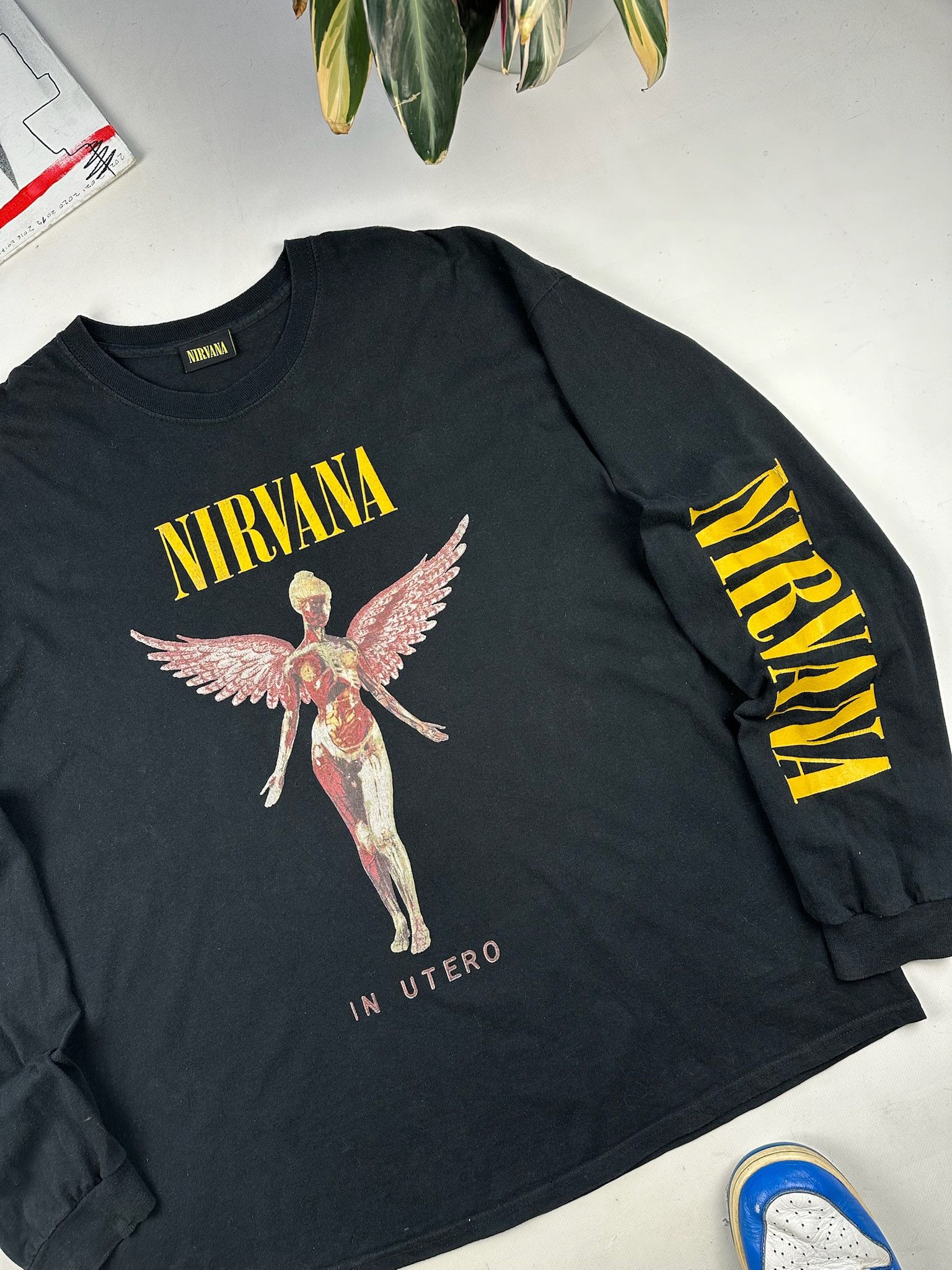 Band Tees Nirvana in utero Long Sleeve Tshirt Size US XXL / EU 58 / 5 - 6 Thumbnail
