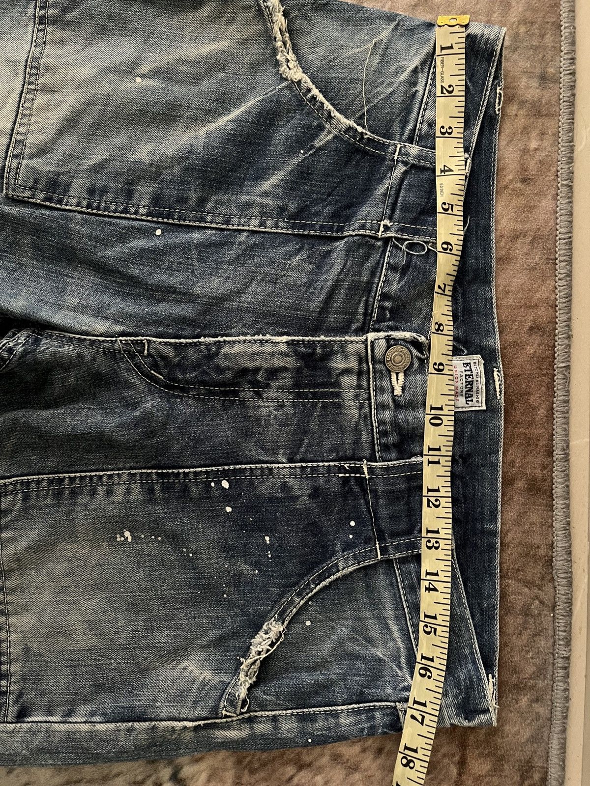 Eternal × Japanese Brand × Vintage Baggy Eternal Workwear Denim Size US 34 / EU 50 - 13 Thumbnail
