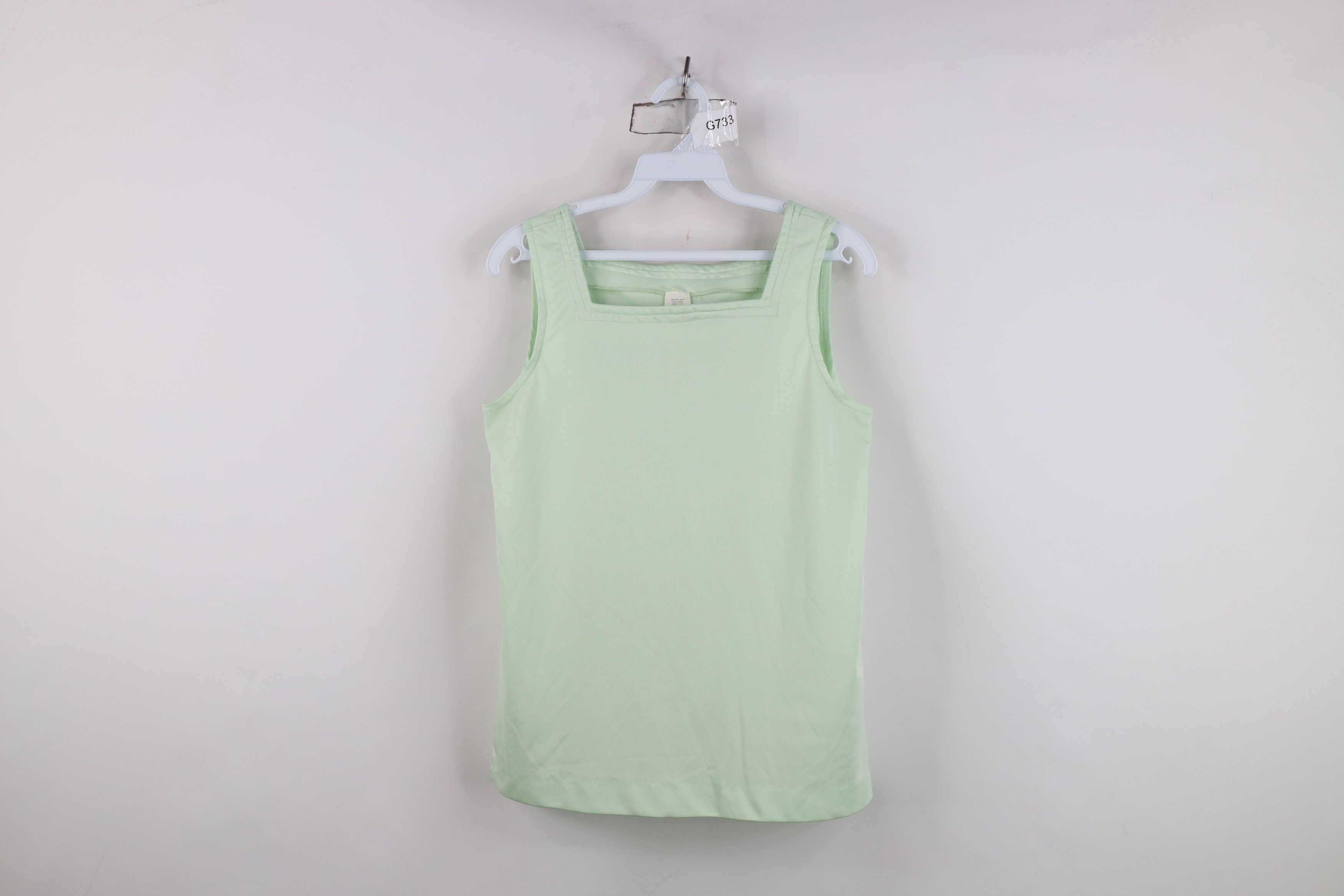 Vintage Vintage 70s Streetwear Blank Knit Tank Top T-Shirt Size M / US 6-8 / IT 42-44 - 1 Thumbnail