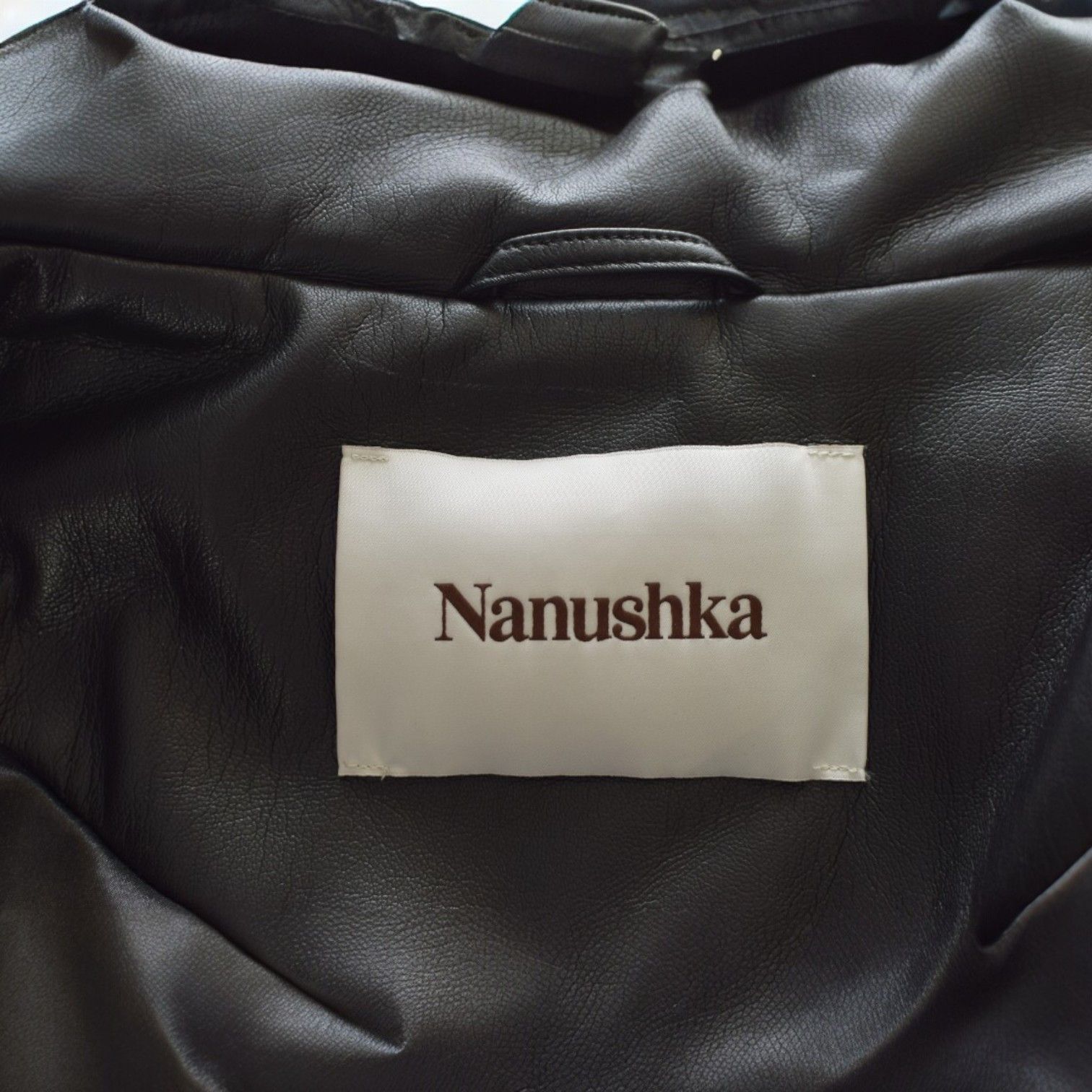 Nanushka Nanushka Hide vegan quilted leather black puffer jacket sz M Size M / US 6-8 / IT 42-44 - 3 Thumbnail