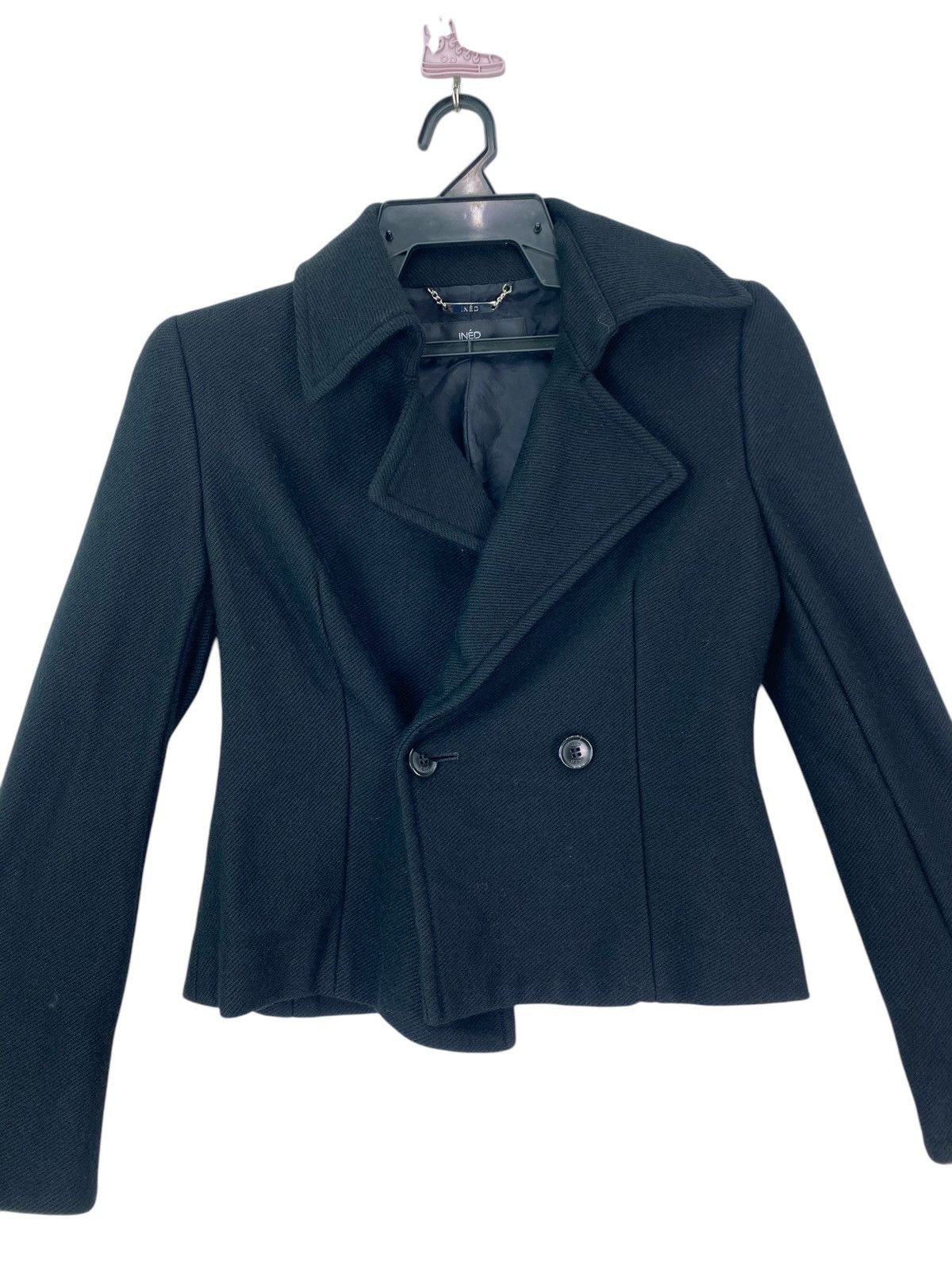 Vintage INED Yohji Yamamoto wool crop jacket Size S / US 4 / IT 40 - 3 Thumbnail