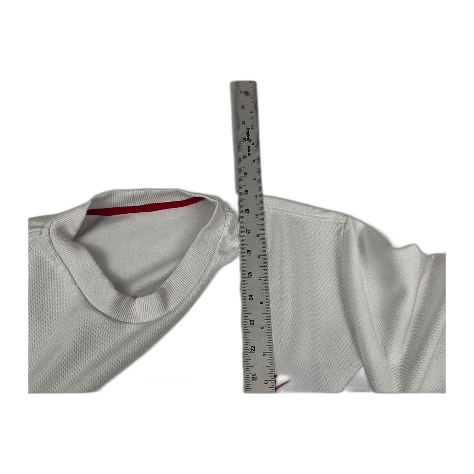 Nike Nike Vintage Long Sleeve Athletic Shirt Mens XL White Red Y2 Size US XL / EU 56 / 4 - 5 Thumbnail