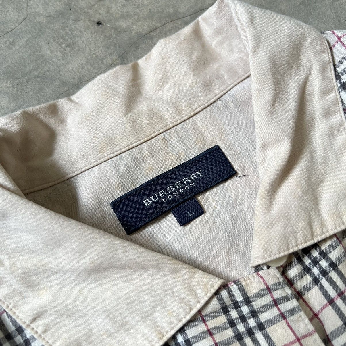 Burberry Vintage Burberry London Nova Check Button up Shirt Size L / US 10 / IT 46 - 3 Thumbnail