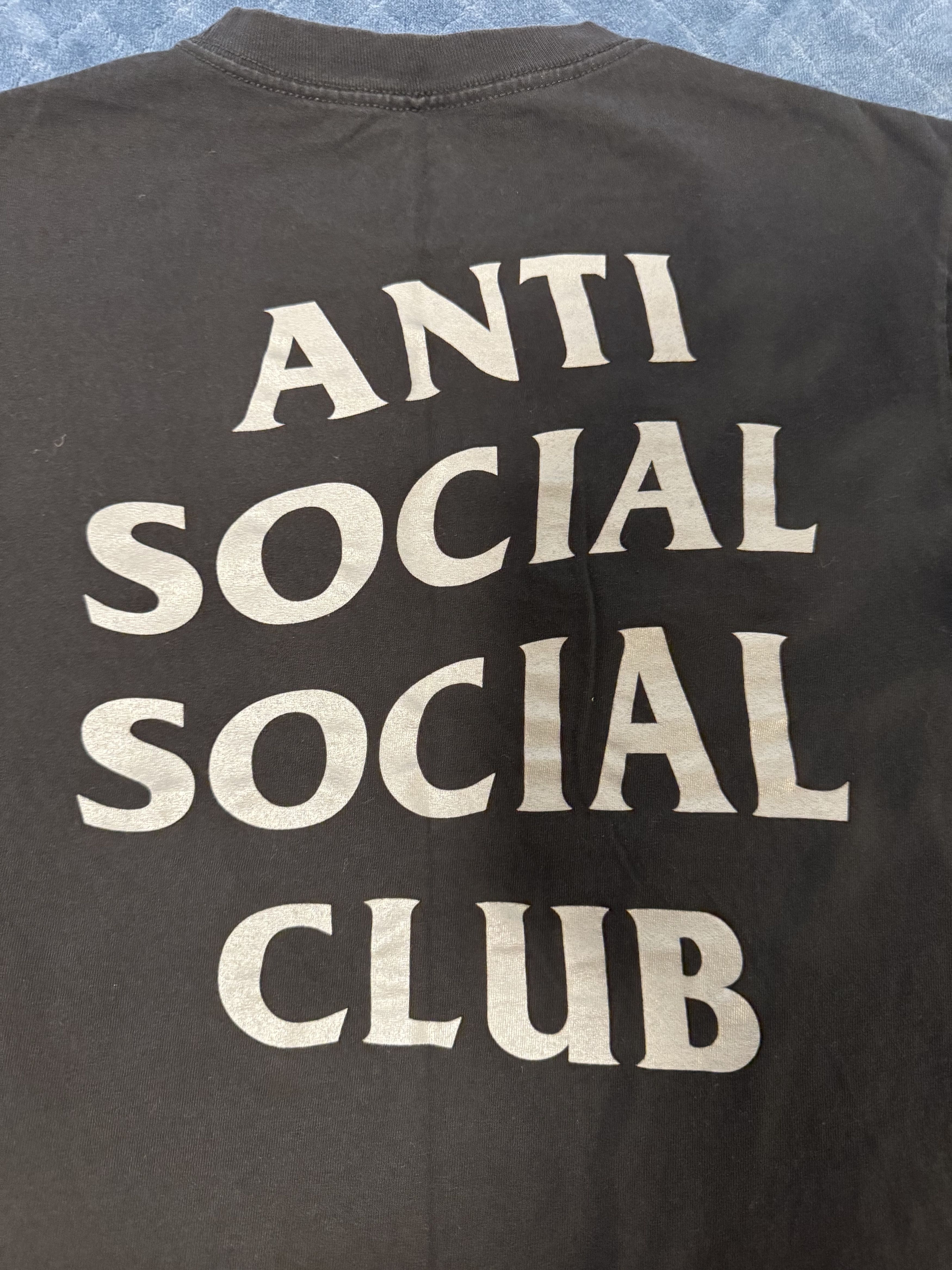 Anti Social Social Club Anti Social Social Club Black and Silver T-Shirt Size US M / EU 48-50 / 2 - 7 Thumbnail