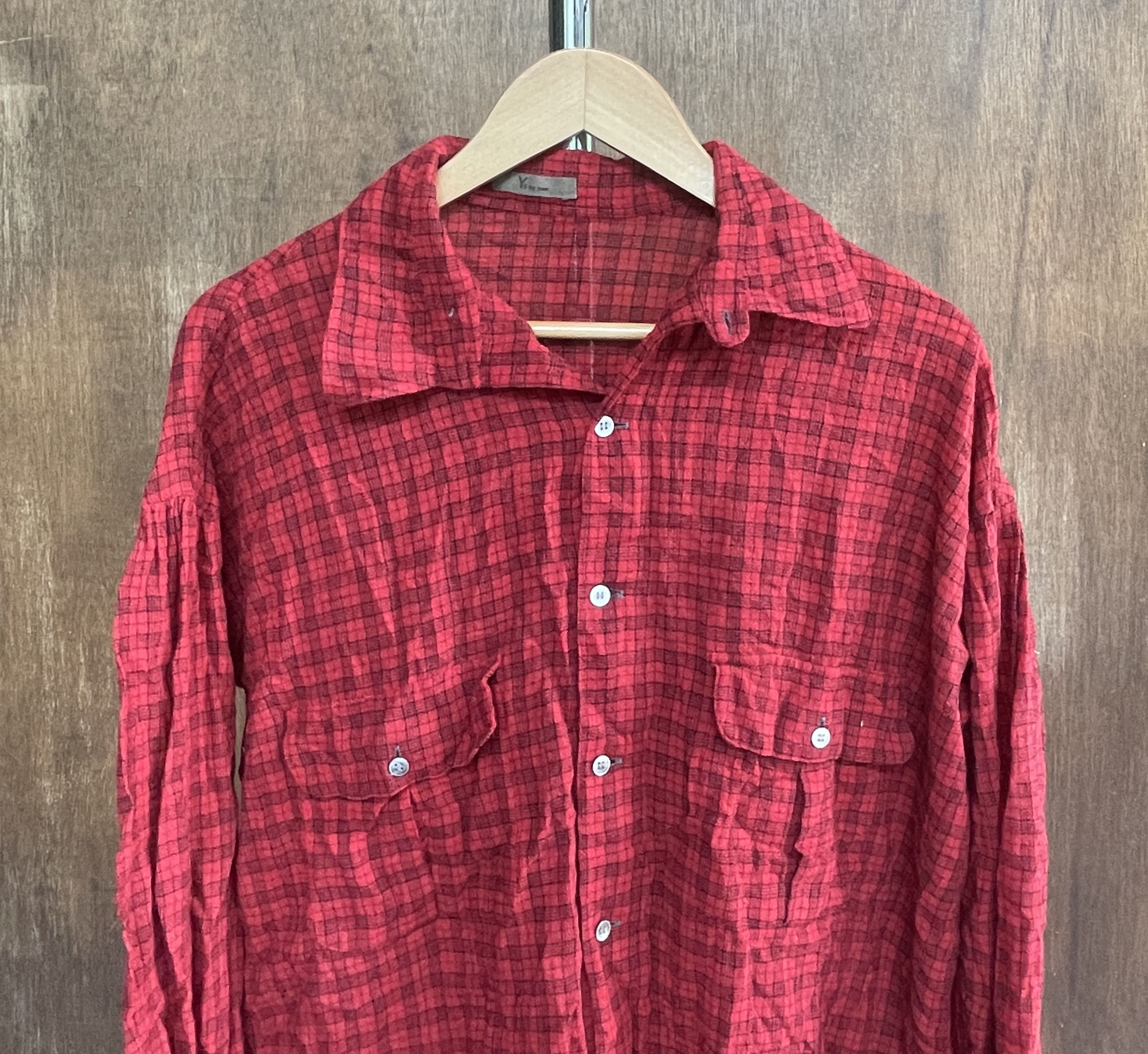 Yohji Yamamoto Y's for men Yohji Yamamoto Wool Two Pockets Shirt Size US L / EU 52-54 / 3 - 2 Thumbnail