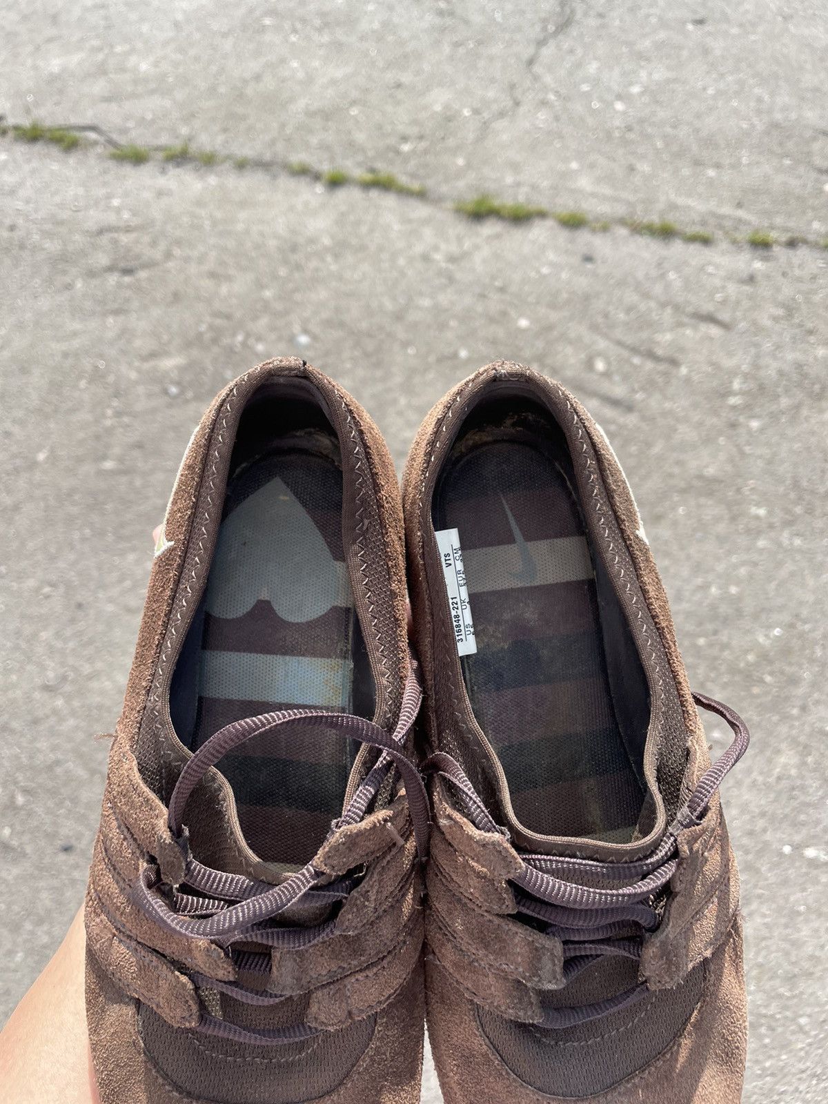 Nike × Vintage Nike Brown suede Ballet flats Size US 6.5 / IT 36.5 - 6 Thumbnail