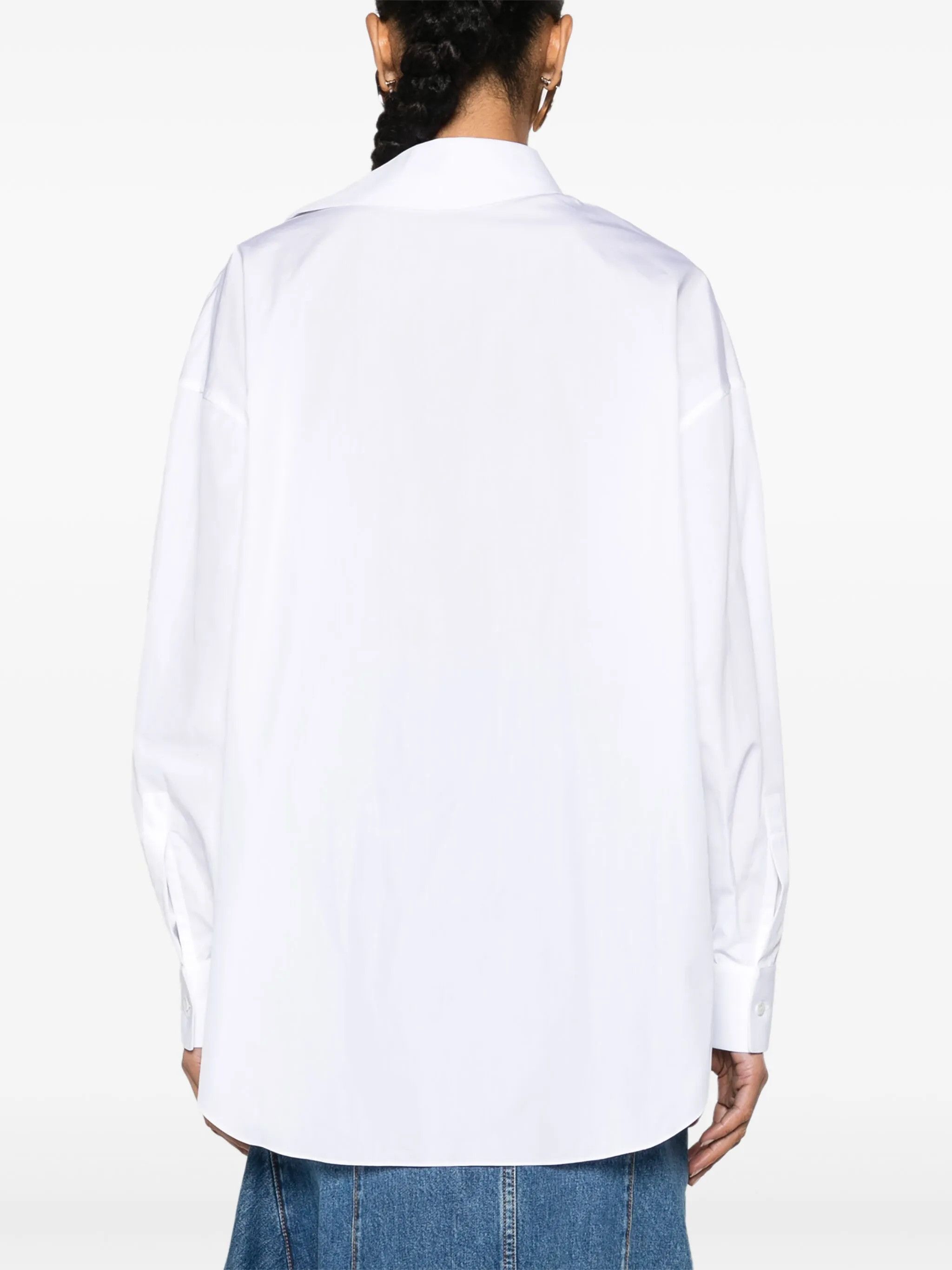 Alexander McQueen o1y0325 Shirt in White Size S / US 4 / IT 40 - 4 Thumbnail