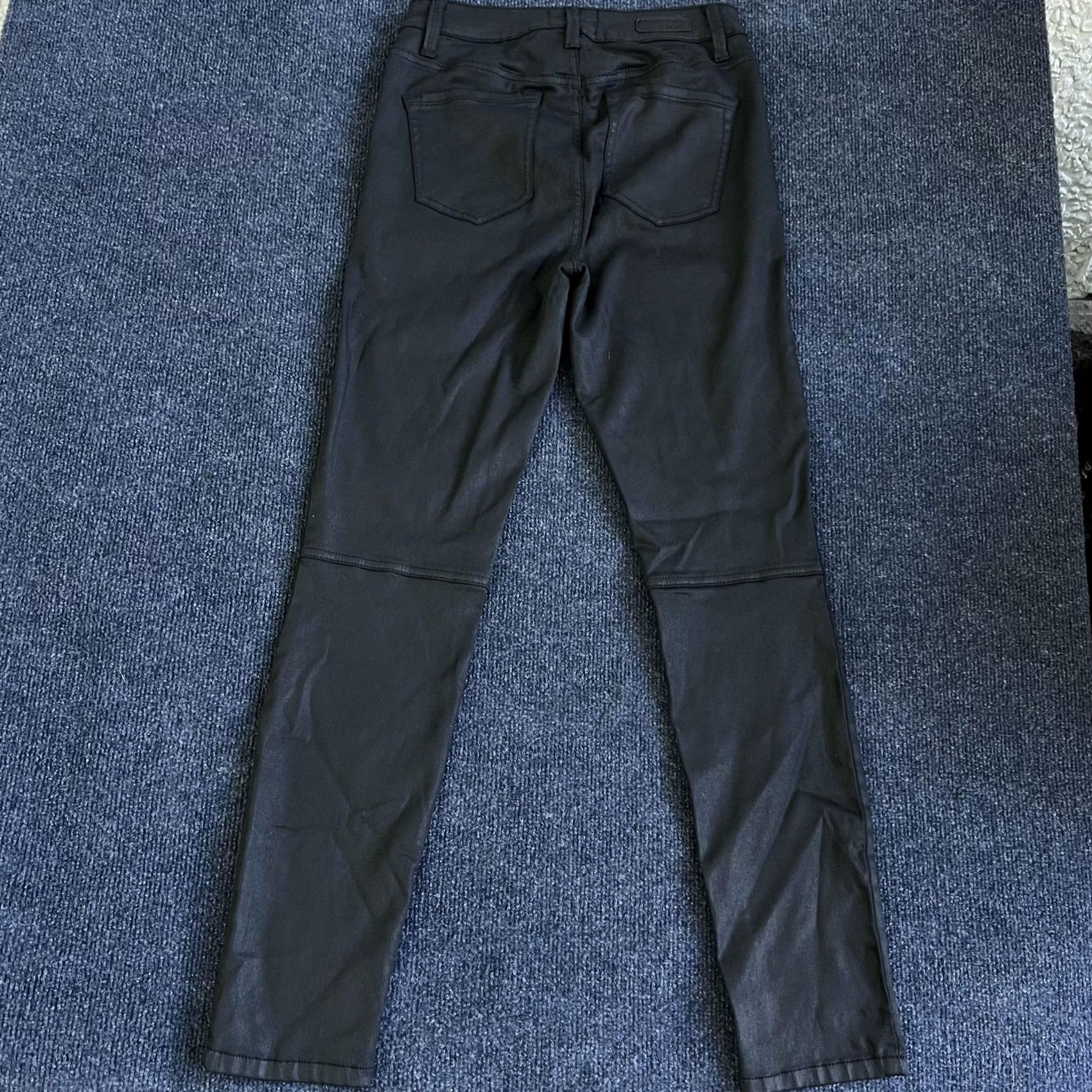 Sanctuary Sanctuary Jeans Womens 4/27 Black Mid Rise Skinny Coated Stretch Denim Pants Size 27" / US 4 / IT 40 - 3 Thumbnail