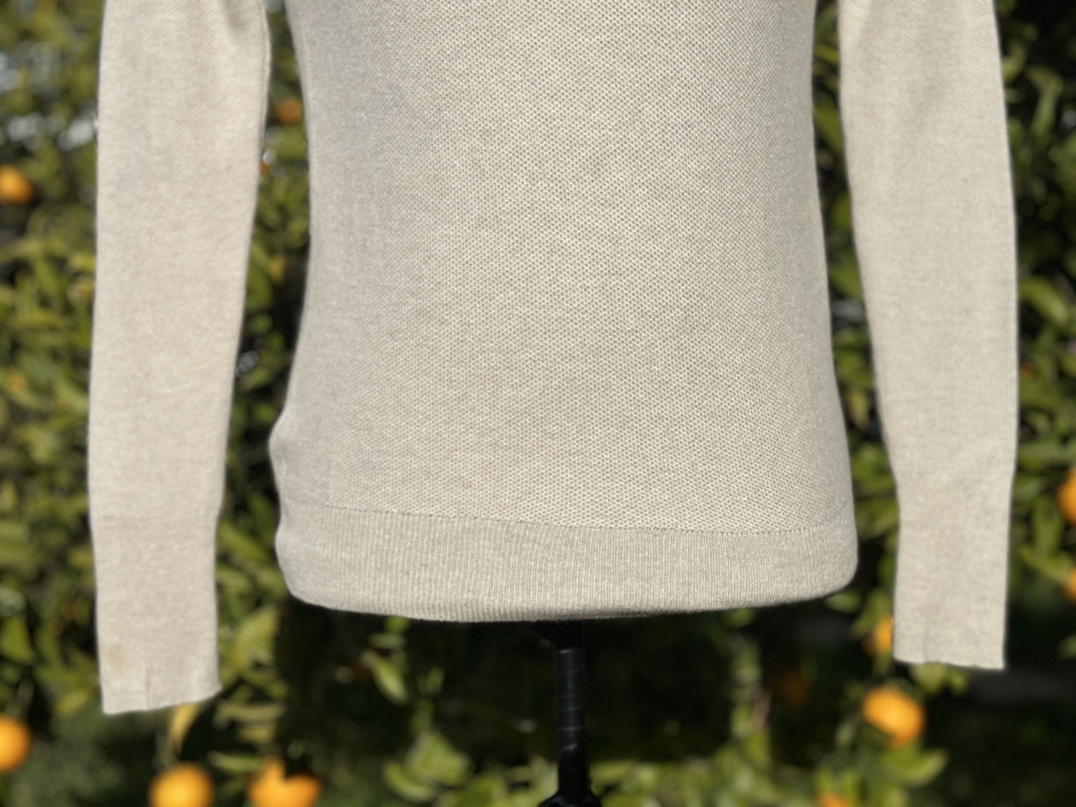 Brunello Cucinelli Brunello Cucinelli Beige Wool Cashmere Knit Sweater Size M Size M / US 6-8 / IT 42-44 - 2 Thumbnail