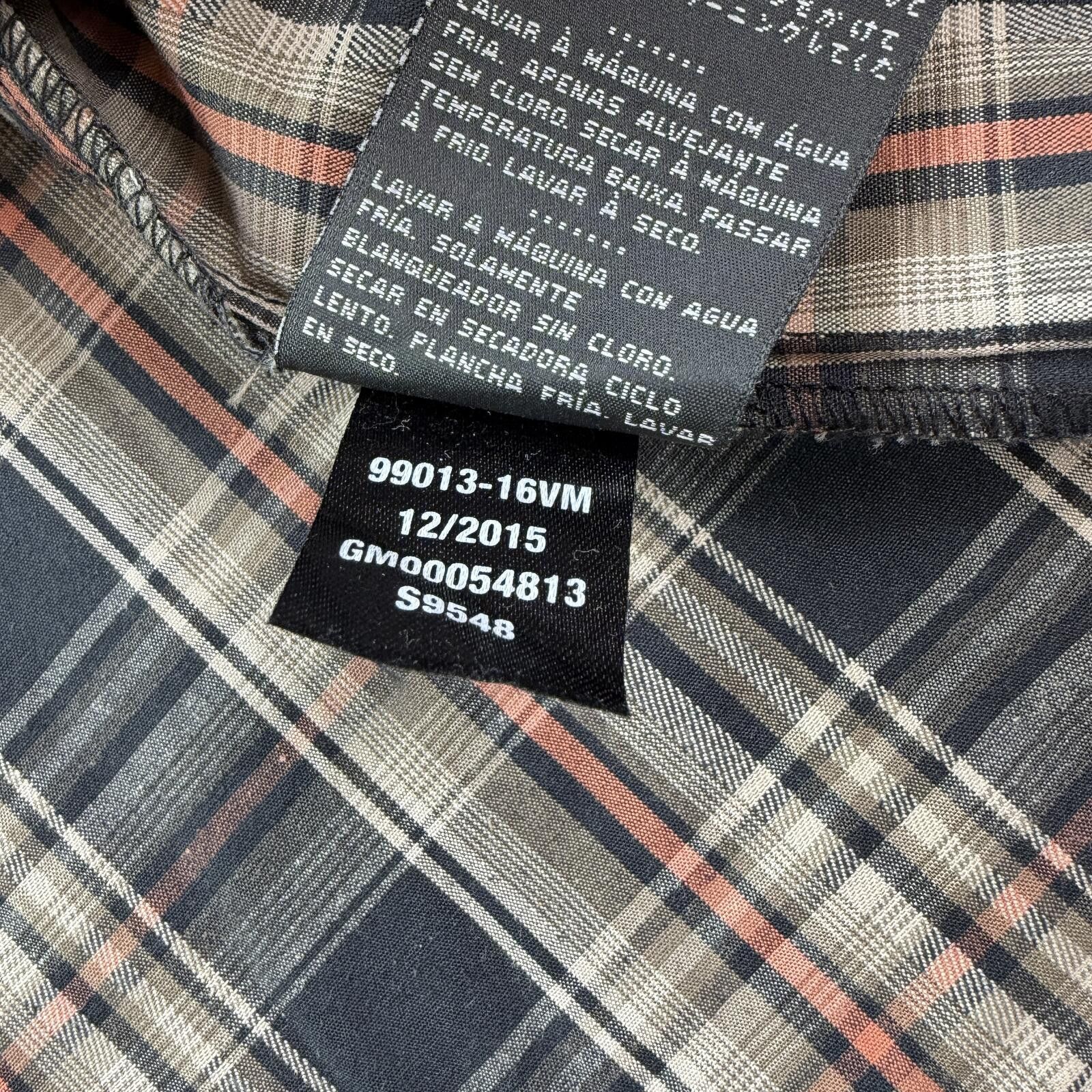 Harley Davidson Harley Davidson Plaid Button Up Shirt Mens 3XL Short Sleeve Size US XXL / EU 58 / 5 - 6 Thumbnail