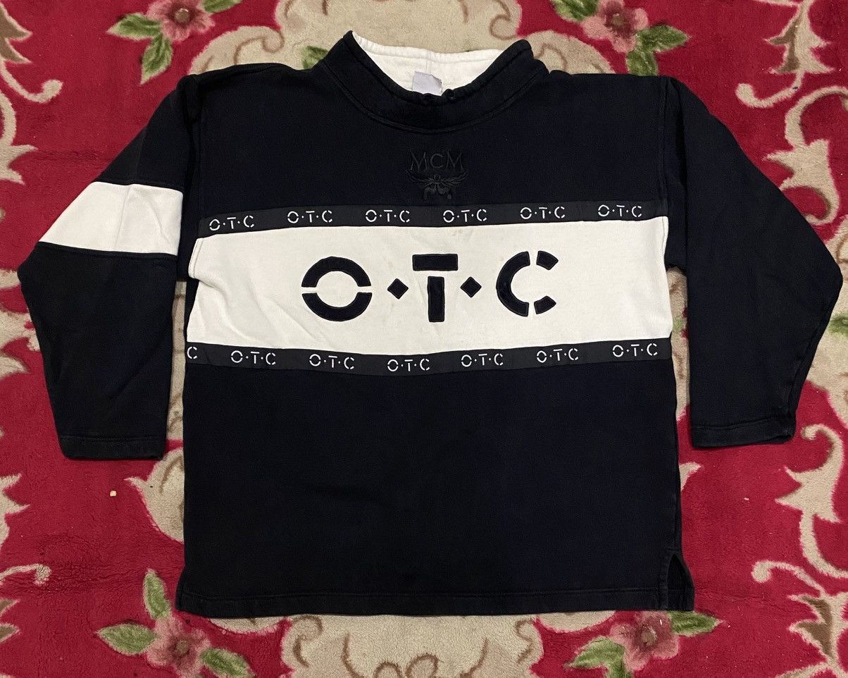 MCM Vintage 90s MCM O.T.C Big Logo Sweatshirt Size US M / EU 48-50 / 2 - 1 Thumbnail